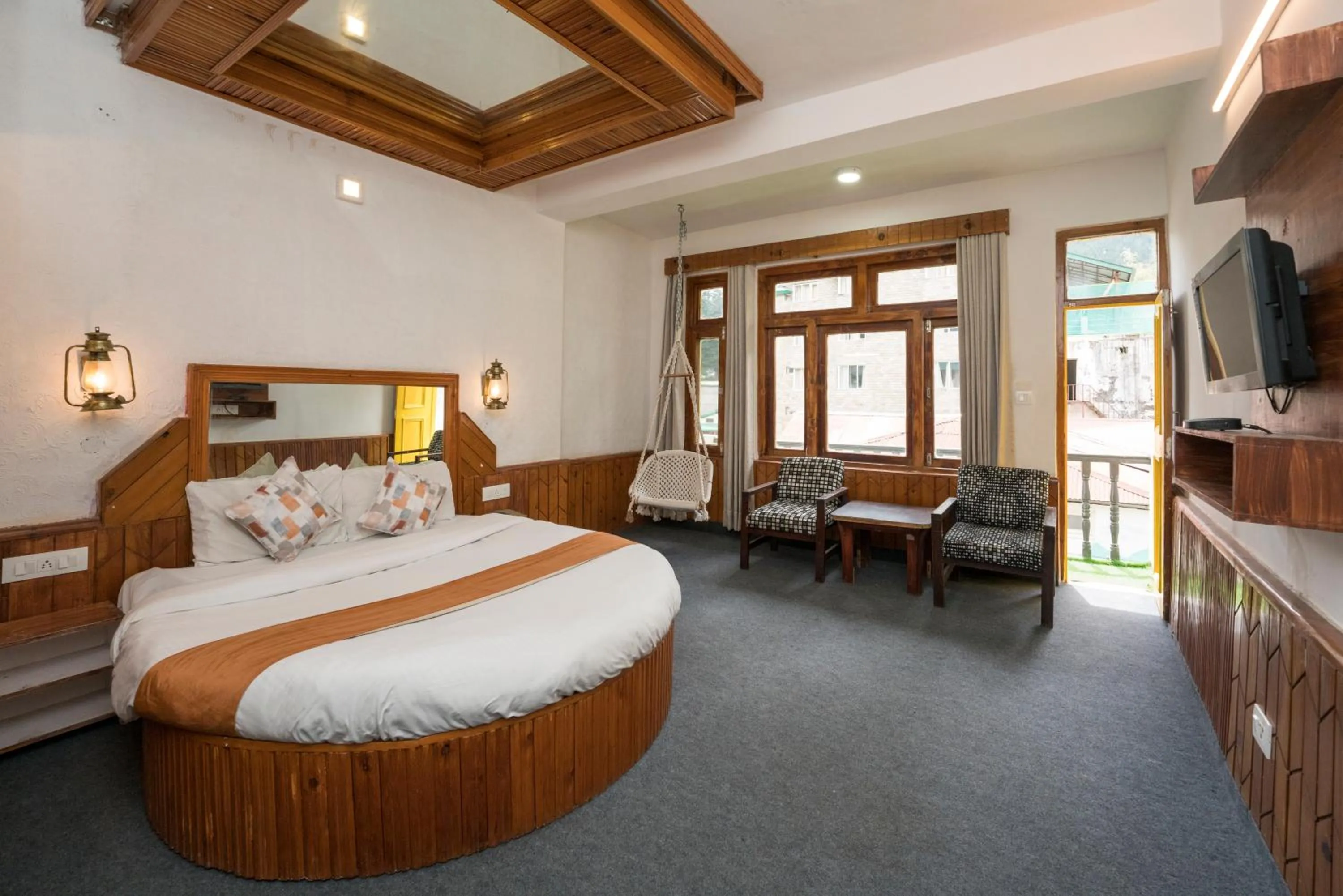 Bed in The Village Manali- Café, Bar & Bistro