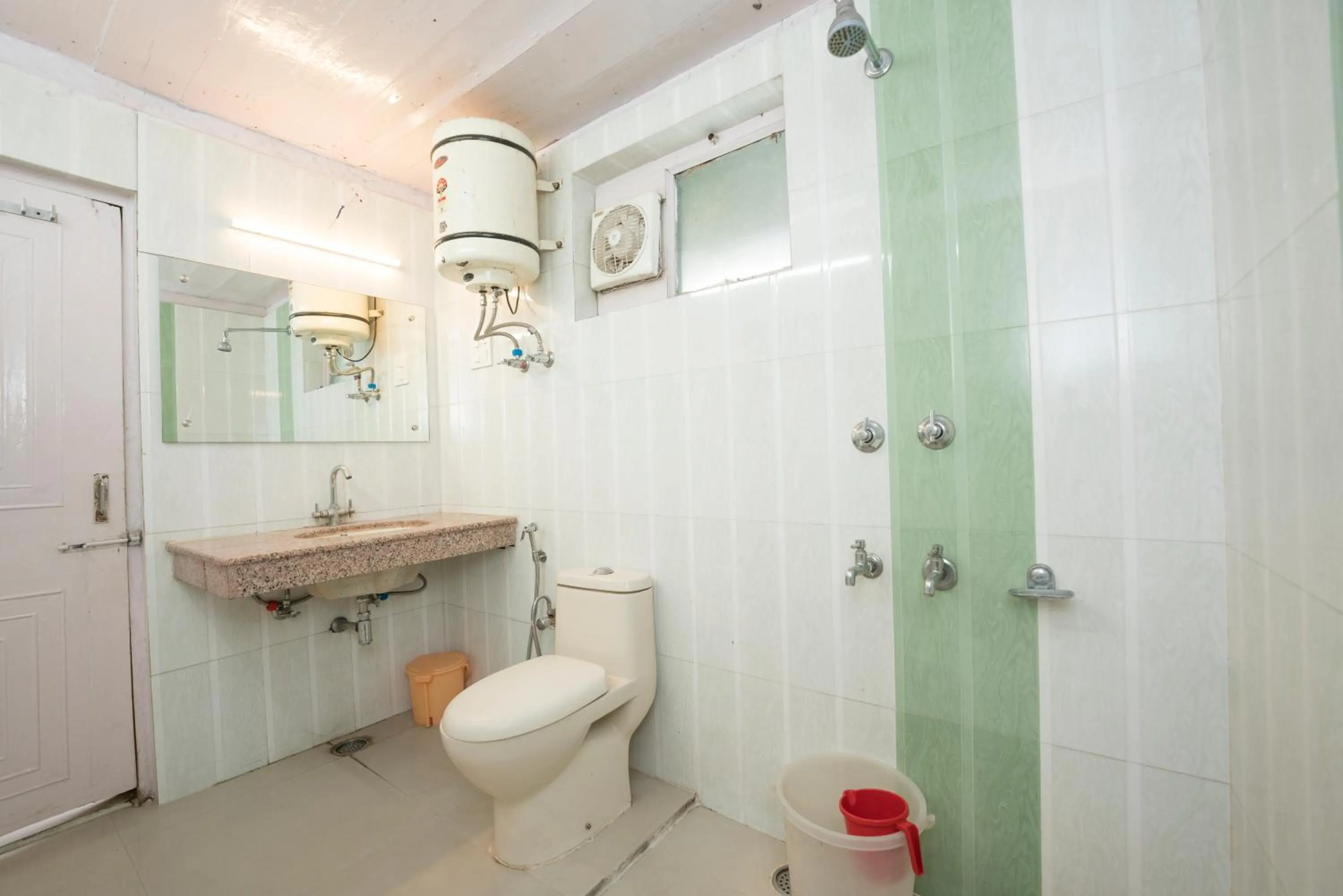 Shower in The Village Manali- Café, Bar & Bistro