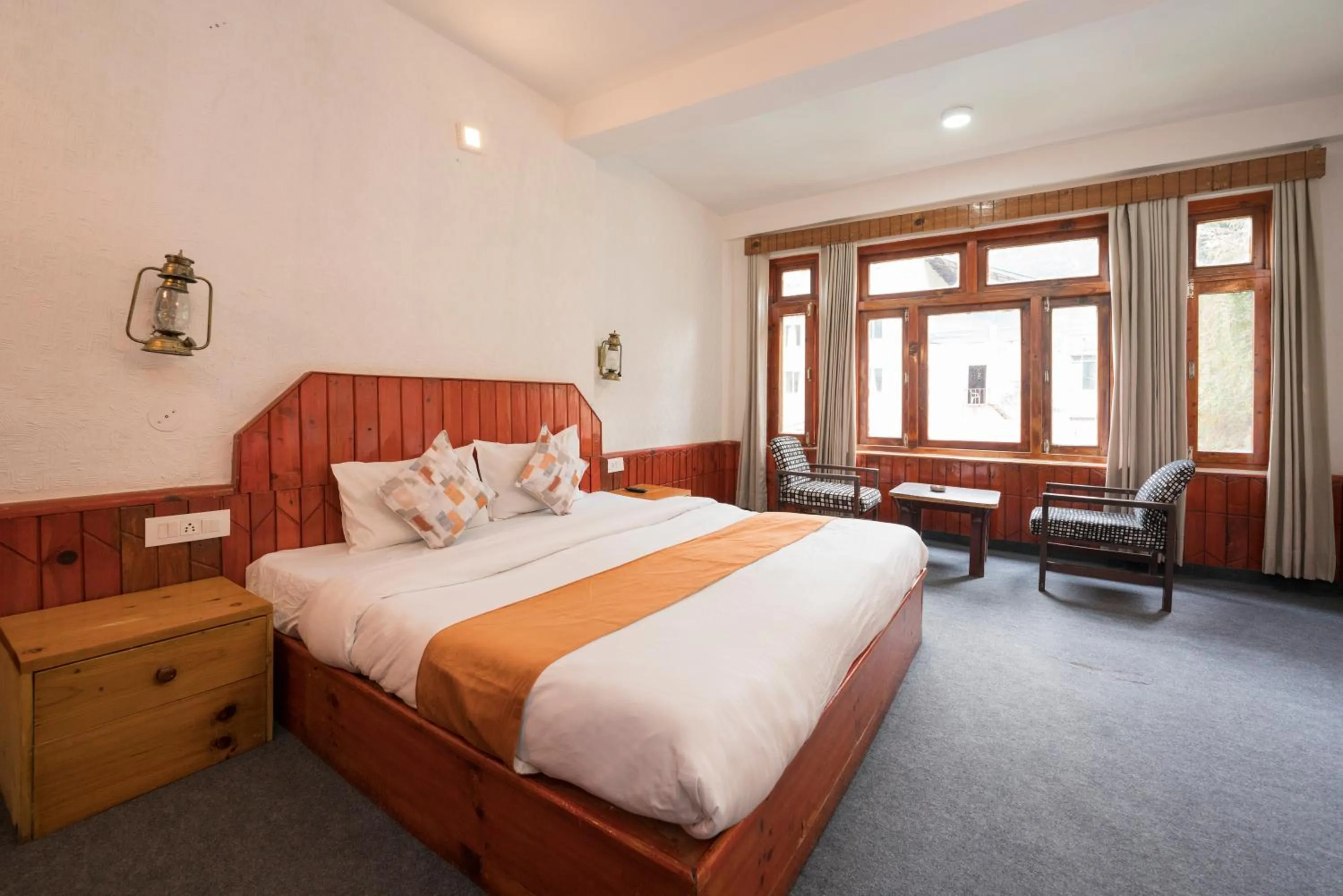 Bed in The Village Manali- Café, Bar & Bistro