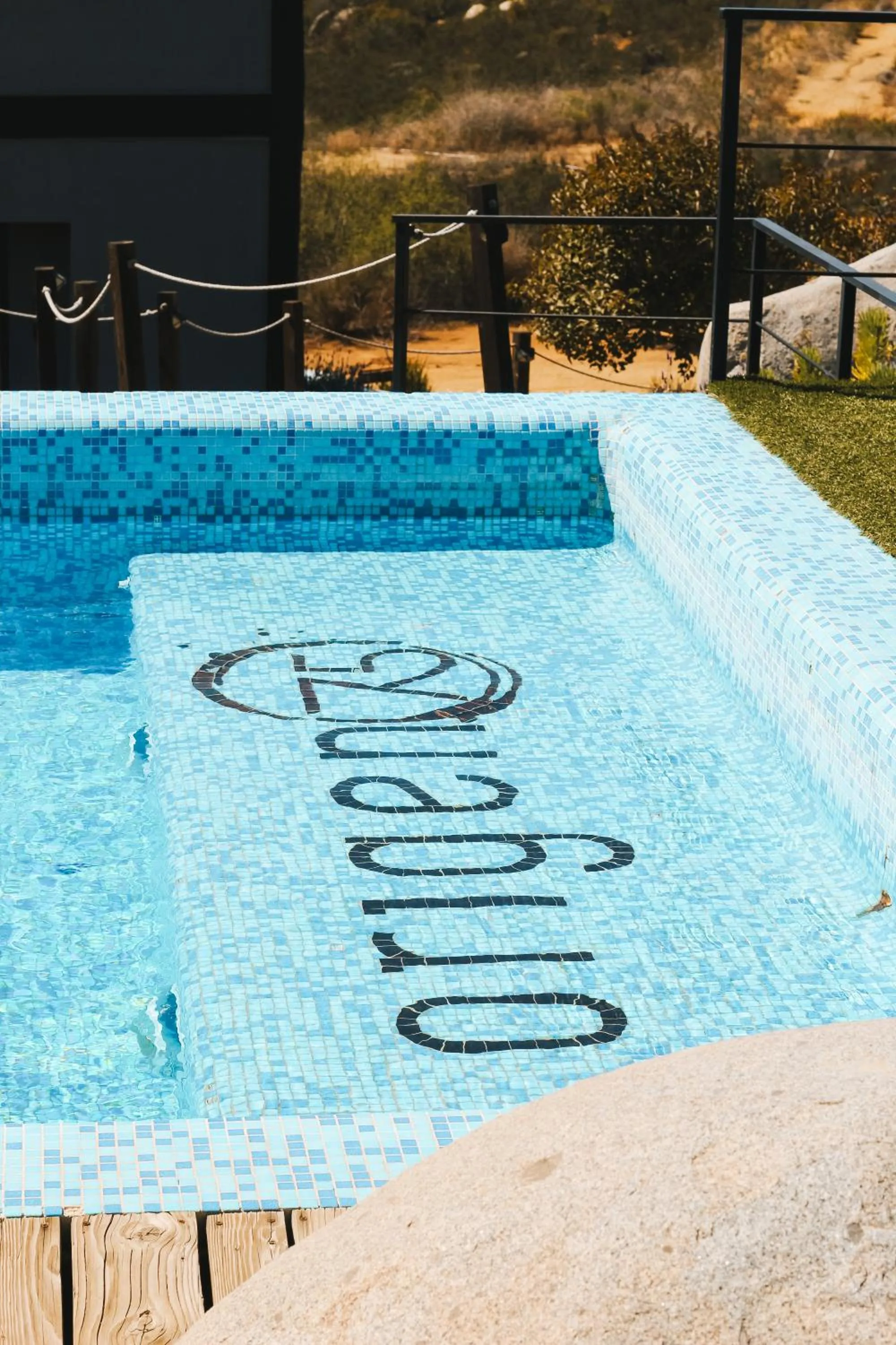 Pool view in Origen75 Loft - Villas - Skypool - Viñedo, Valle de Guadalupe