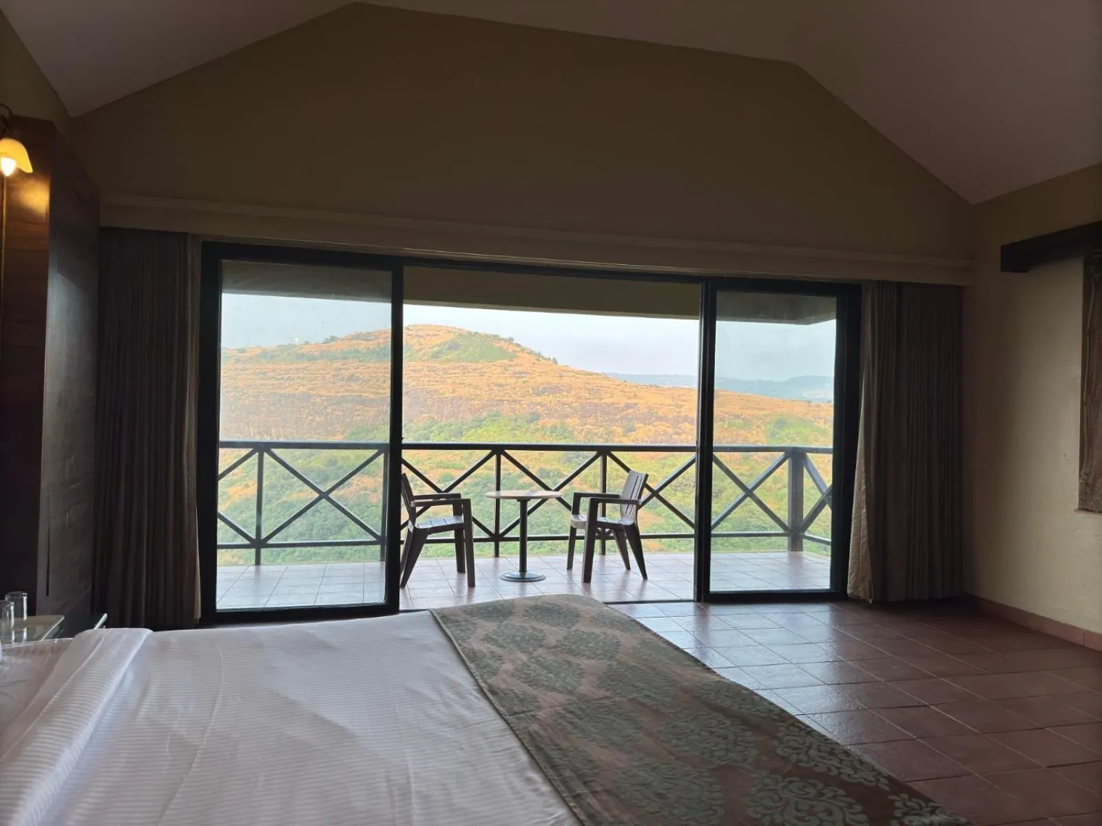 Balcony/Terrace, Bed in Upper Deck Resort - Highest Peak, Lonavala
