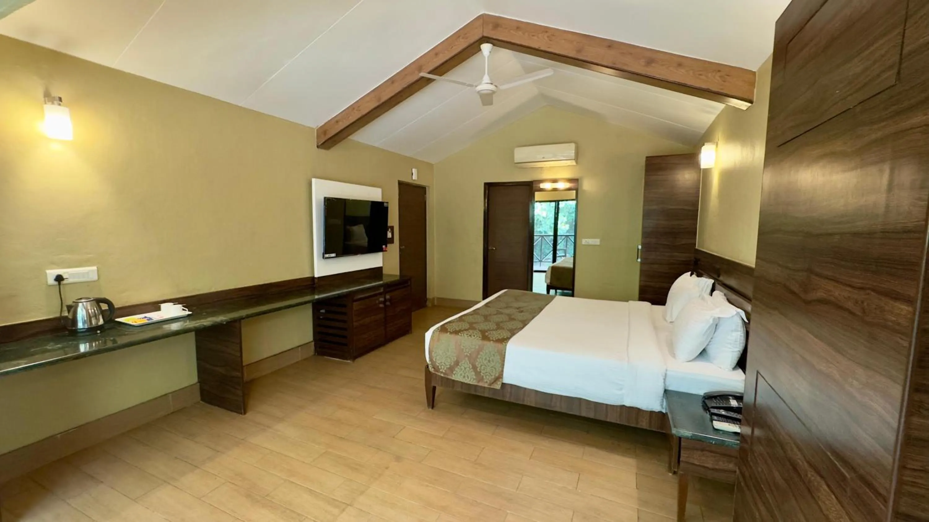 Bed in Upper Deck Resort - Highest Peak, Lonavala