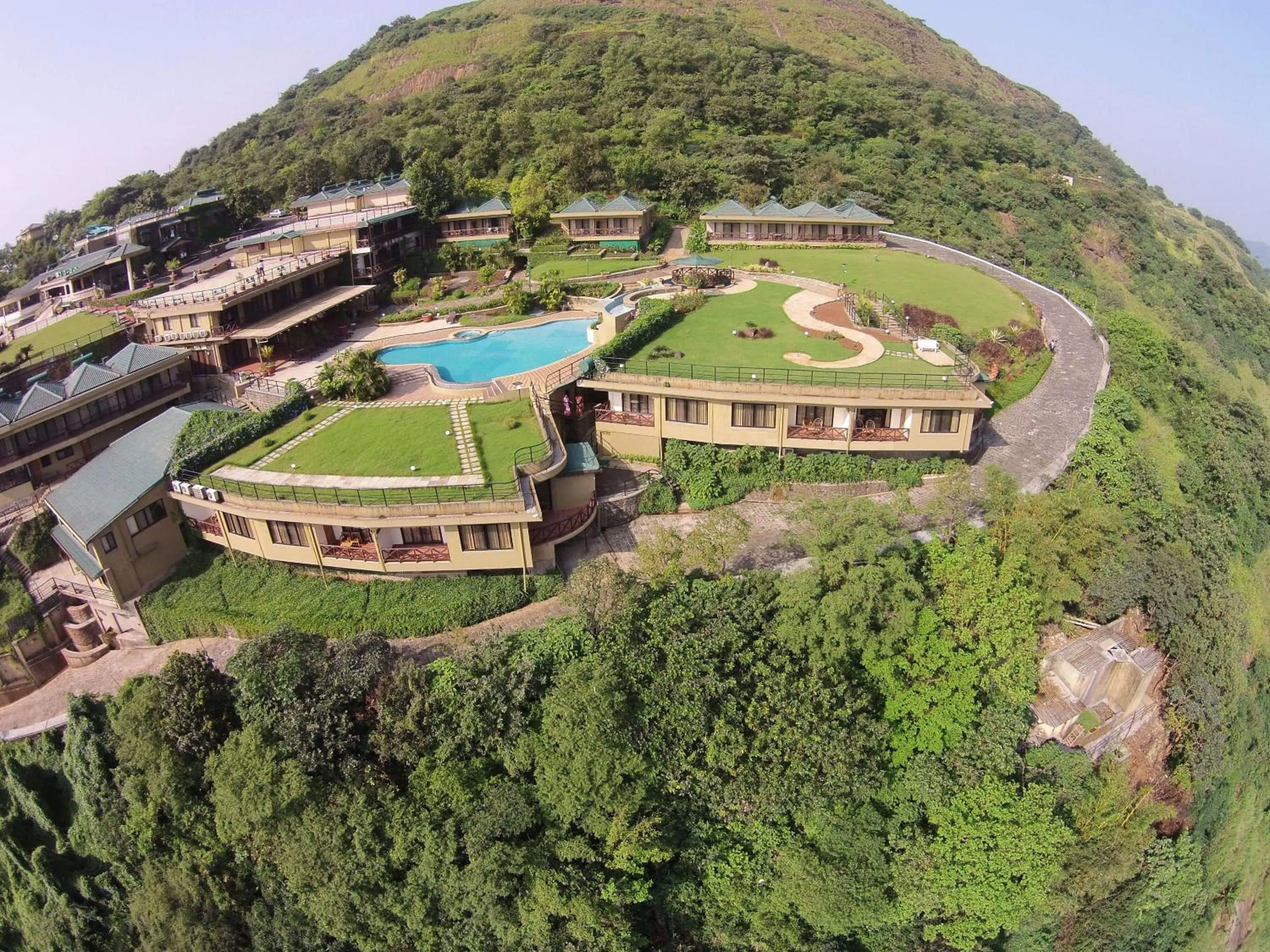 Bird's eye view in Upper Deck Resort - Highest Peak, Lonavala