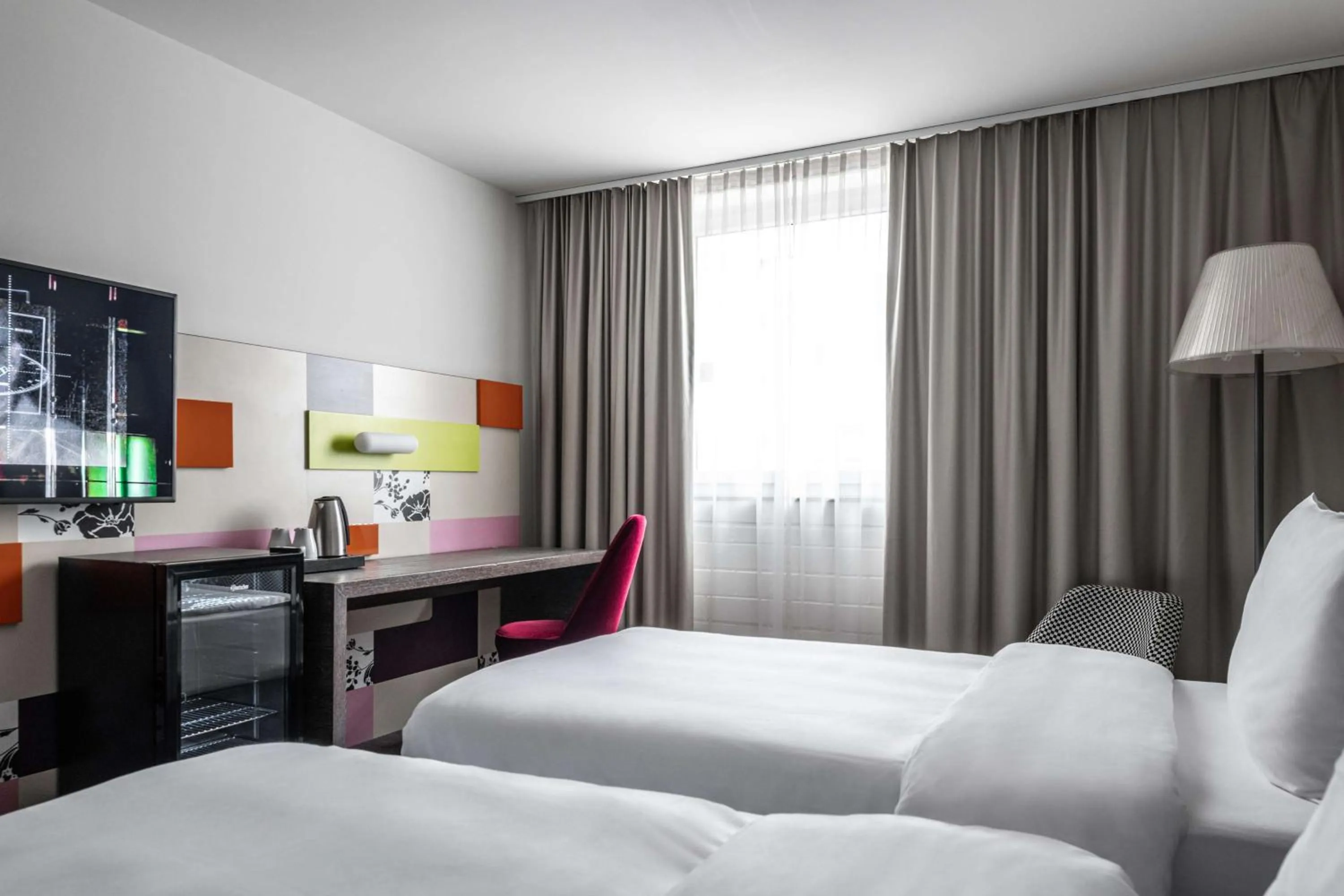 Bedroom, Bed in pentahotel Wiesbaden