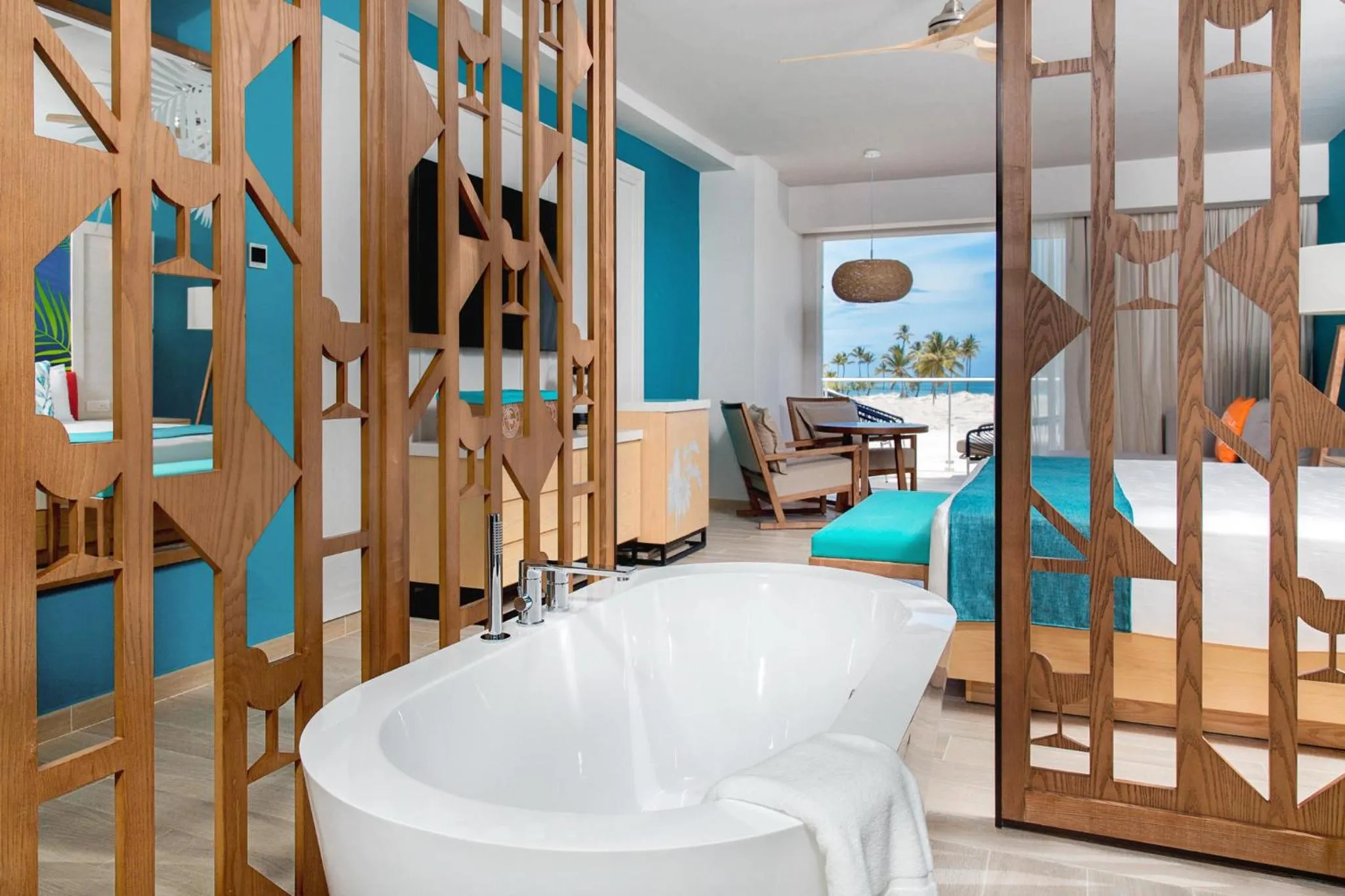 Photo of the whole room in Margaritaville Beach Resort Cap Cana Hammock - An Adults Only All-Inclusive Experience