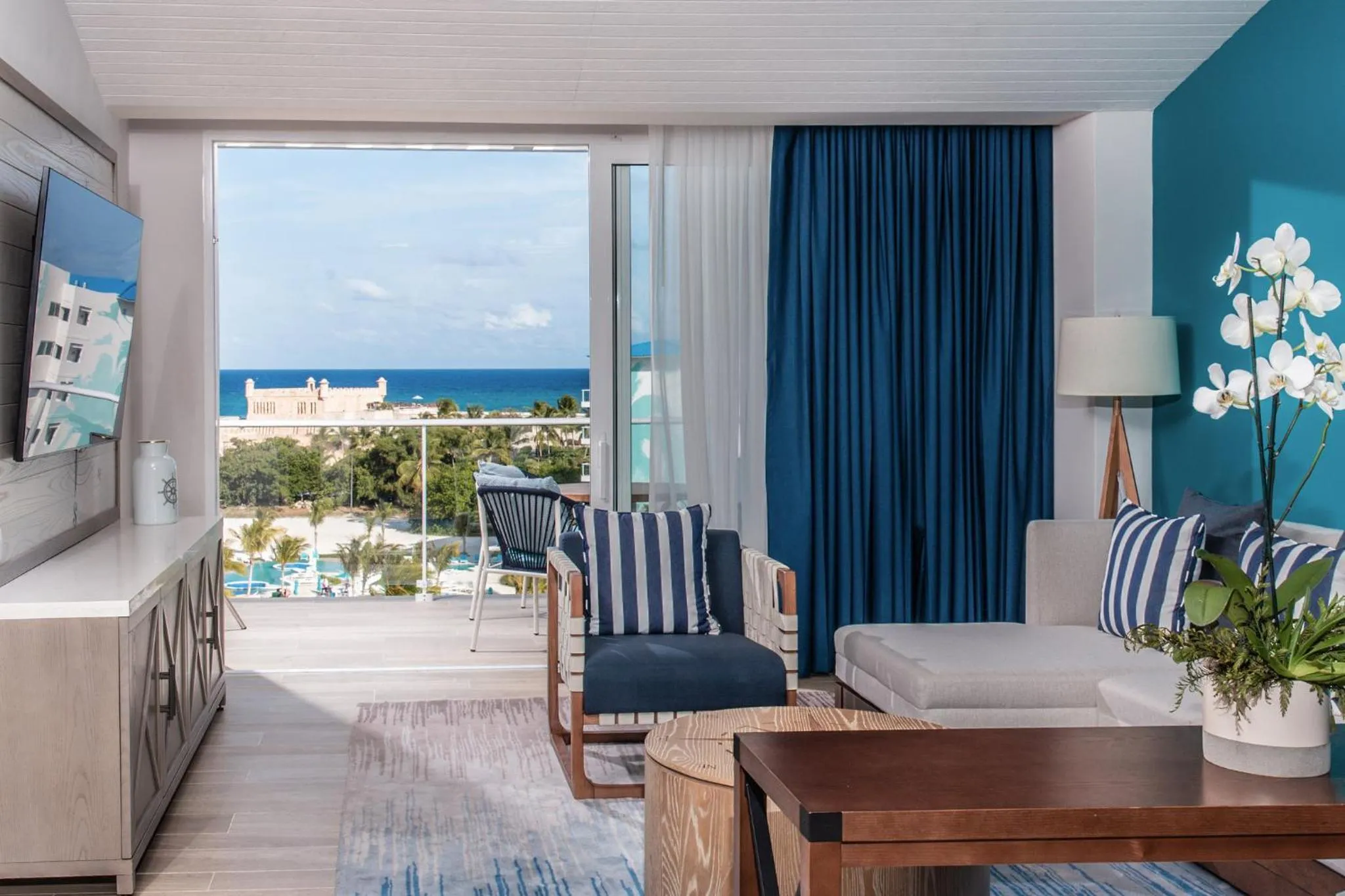 Living room in Margaritaville Beach Resort Cap Cana Hammock - An Adults Only All-Inclusive Experience