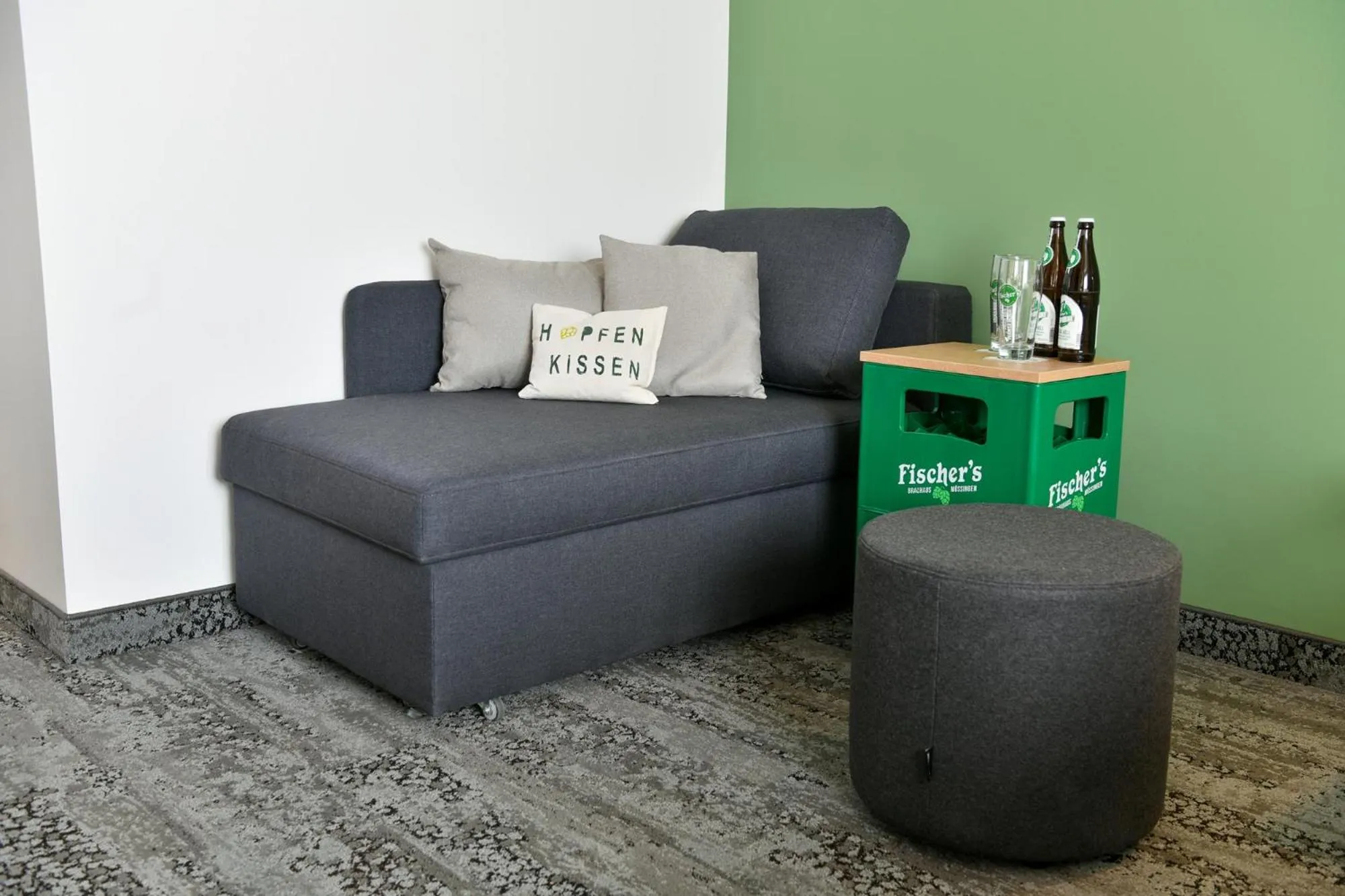 Seating area in Fischer's Hotel Brauhaus 24h Self Check In