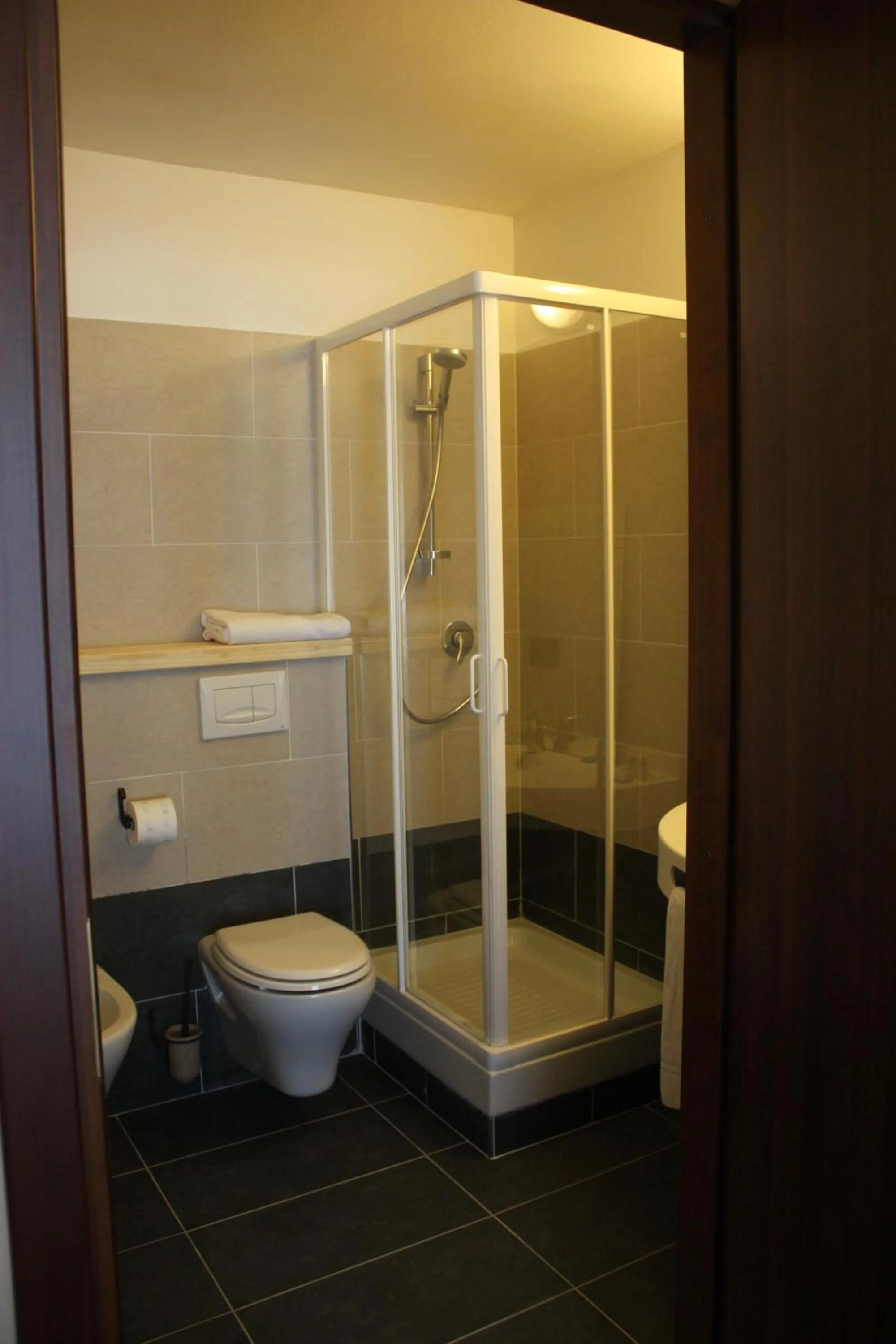 Shower in Olympic Mountains