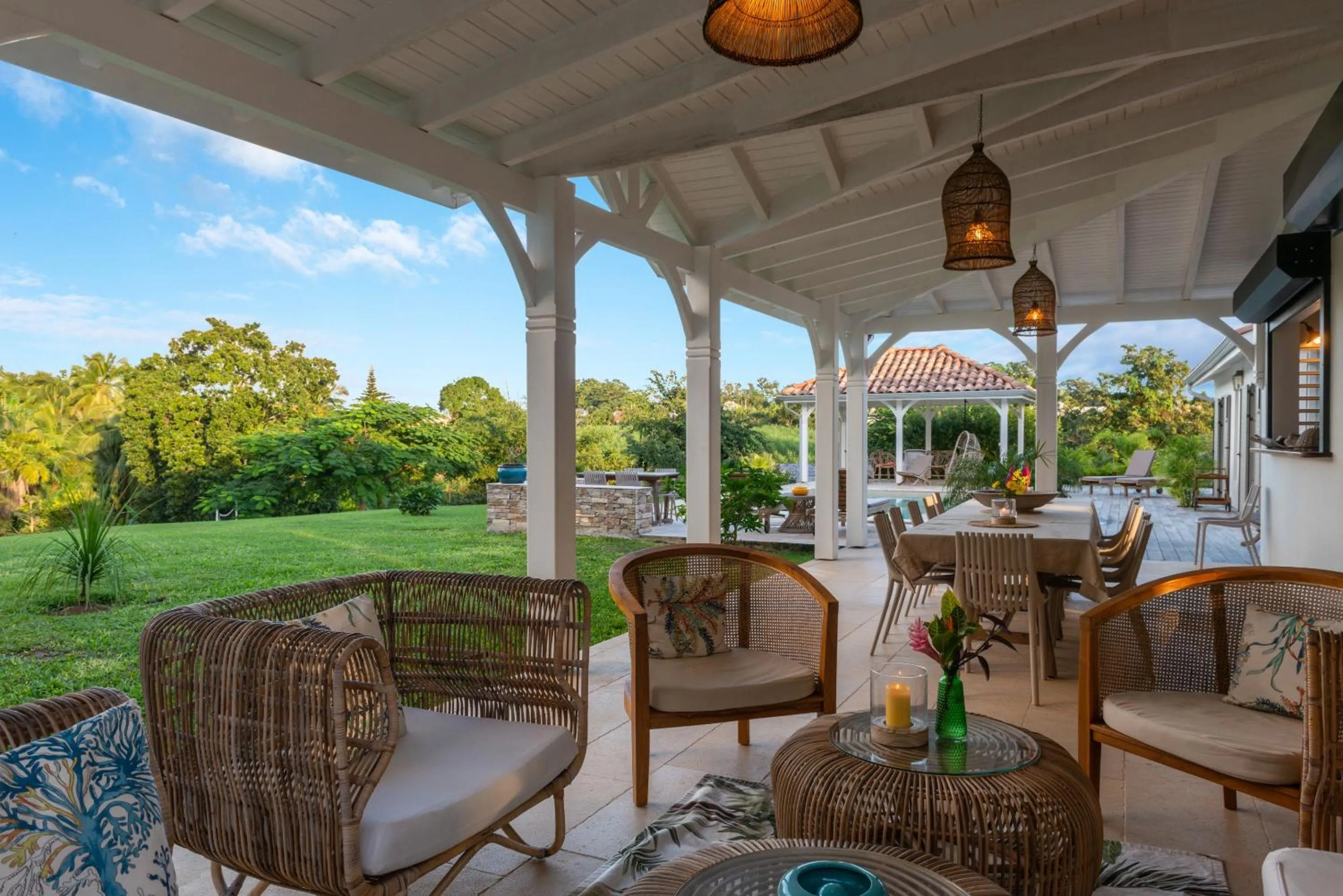 Patio in Villa Saint Jean - Habitation Saint Charles