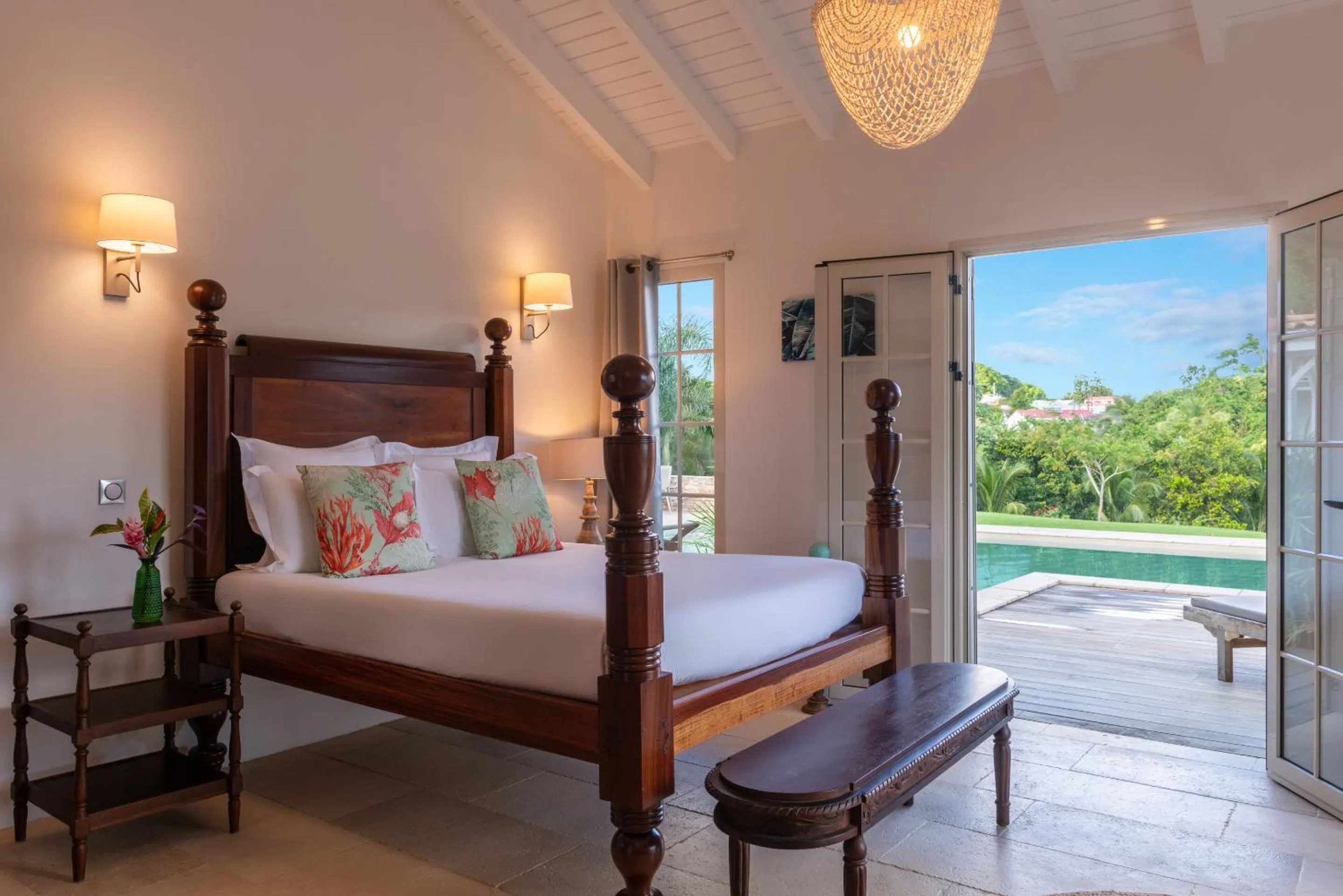 Bedroom, Bed in Villa Saint Jean - Habitation Saint Charles