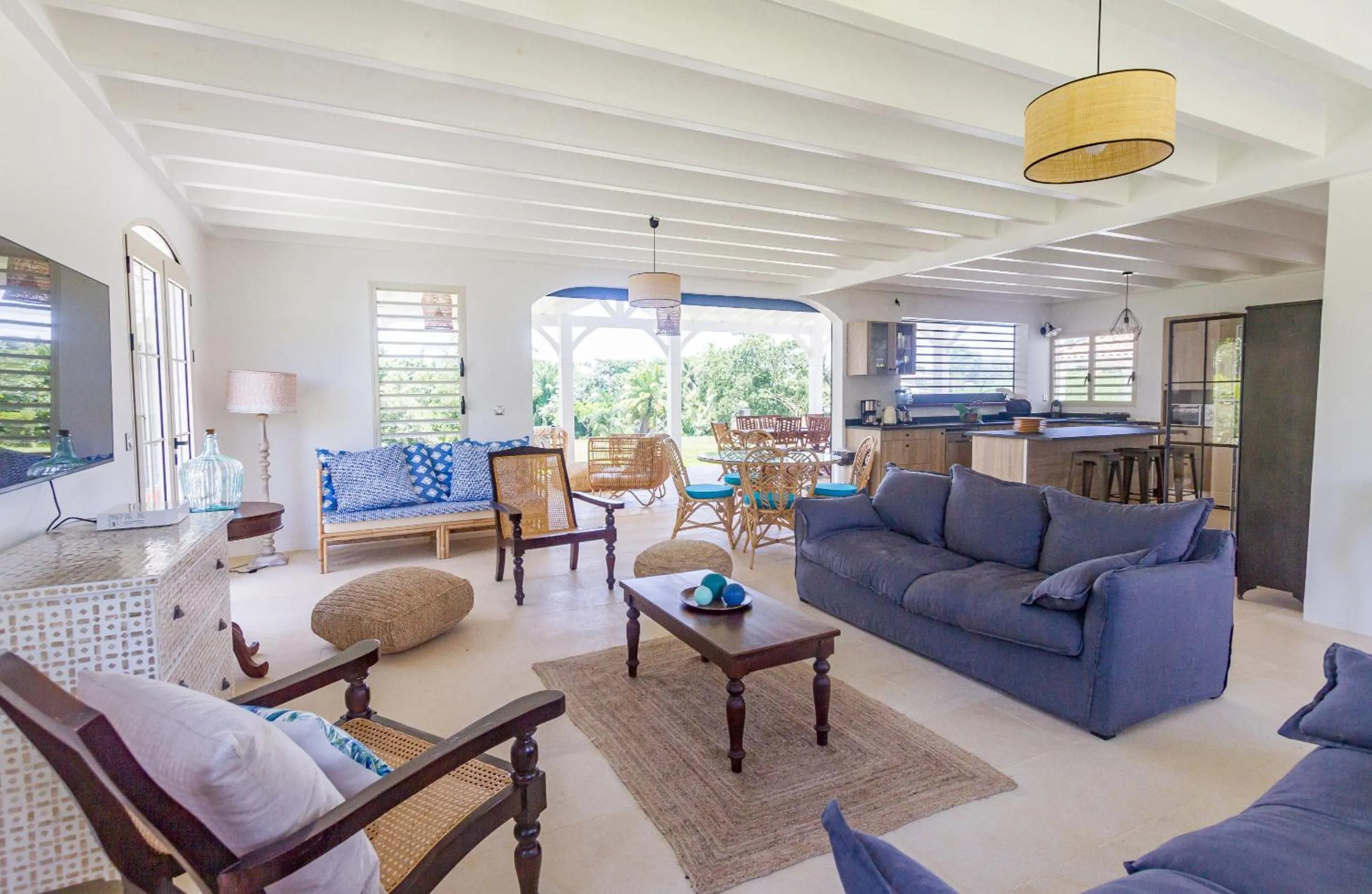 Living room in Villa Saint Jean - Habitation Saint Charles