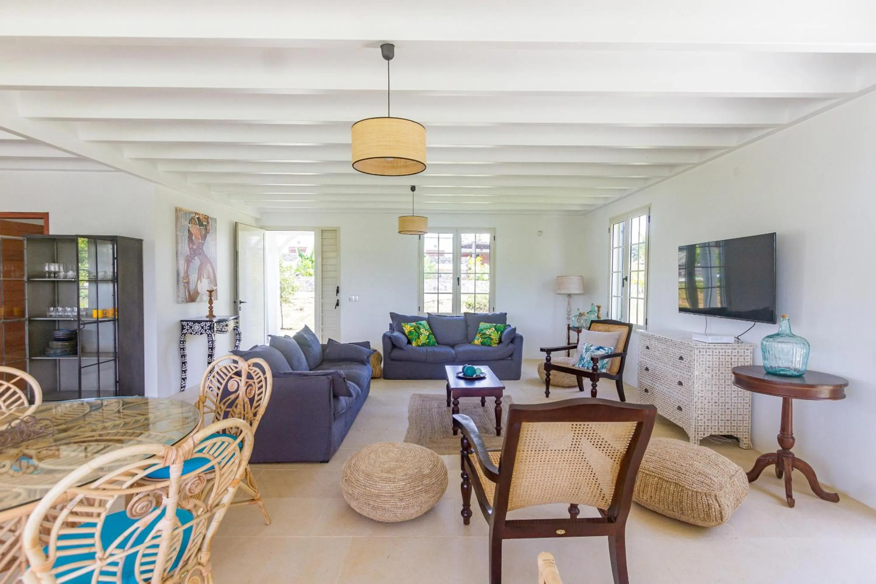 Living room in Villa Saint Jean - Habitation Saint Charles