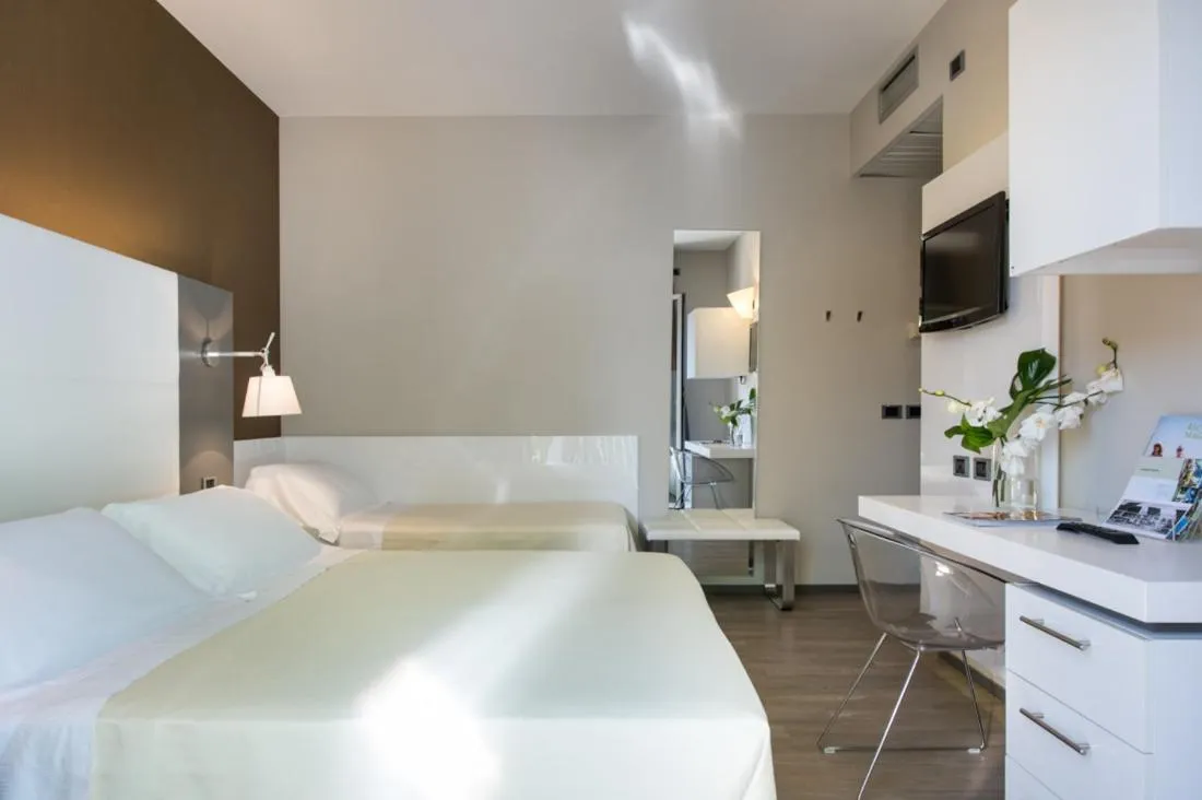 Bed in Hotel Maddalena