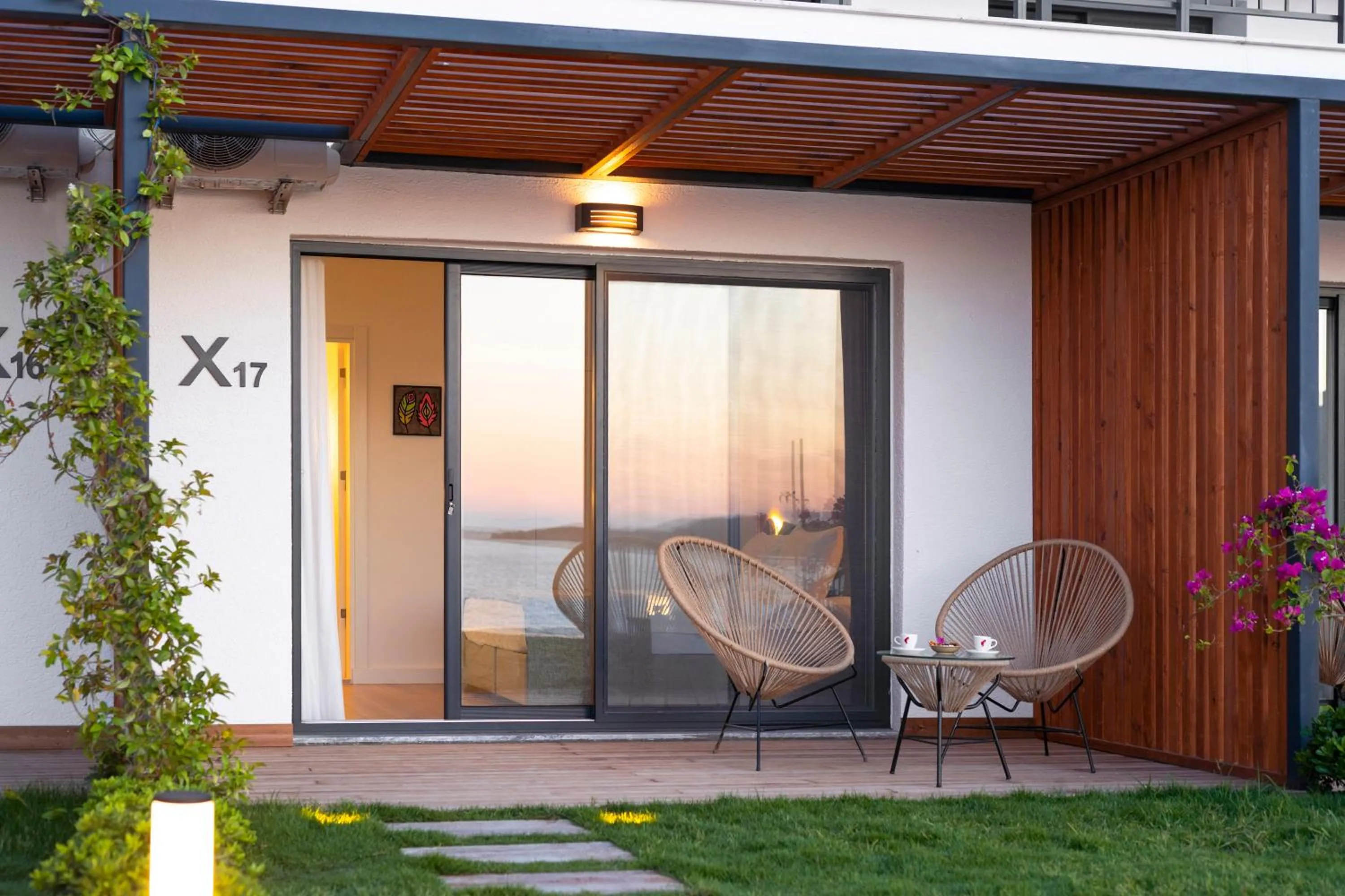 Patio in niXie Hotel & Beach - Adult Only