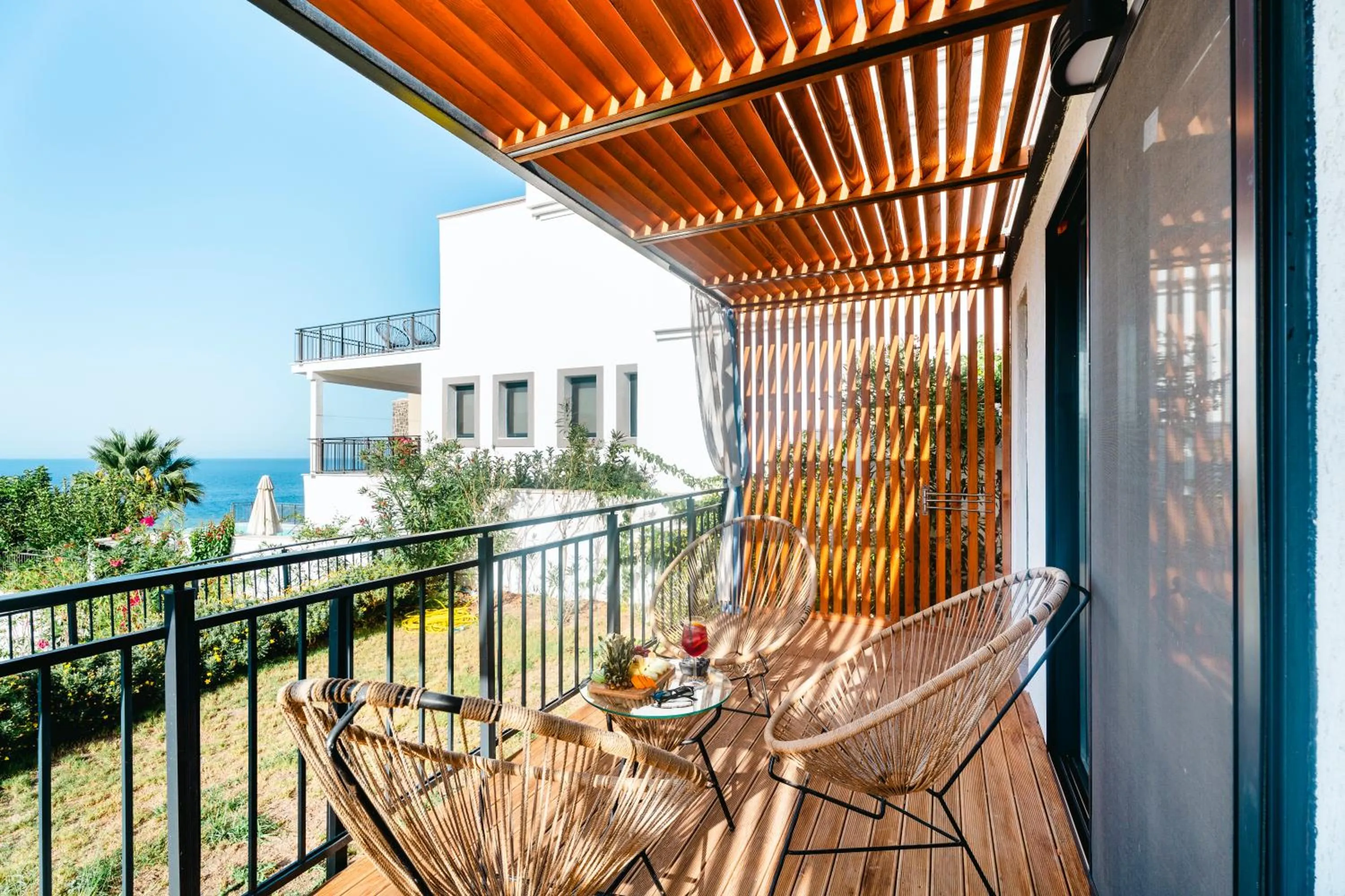 Balcony/Terrace in niXie Hotel & Beach - Adult Only