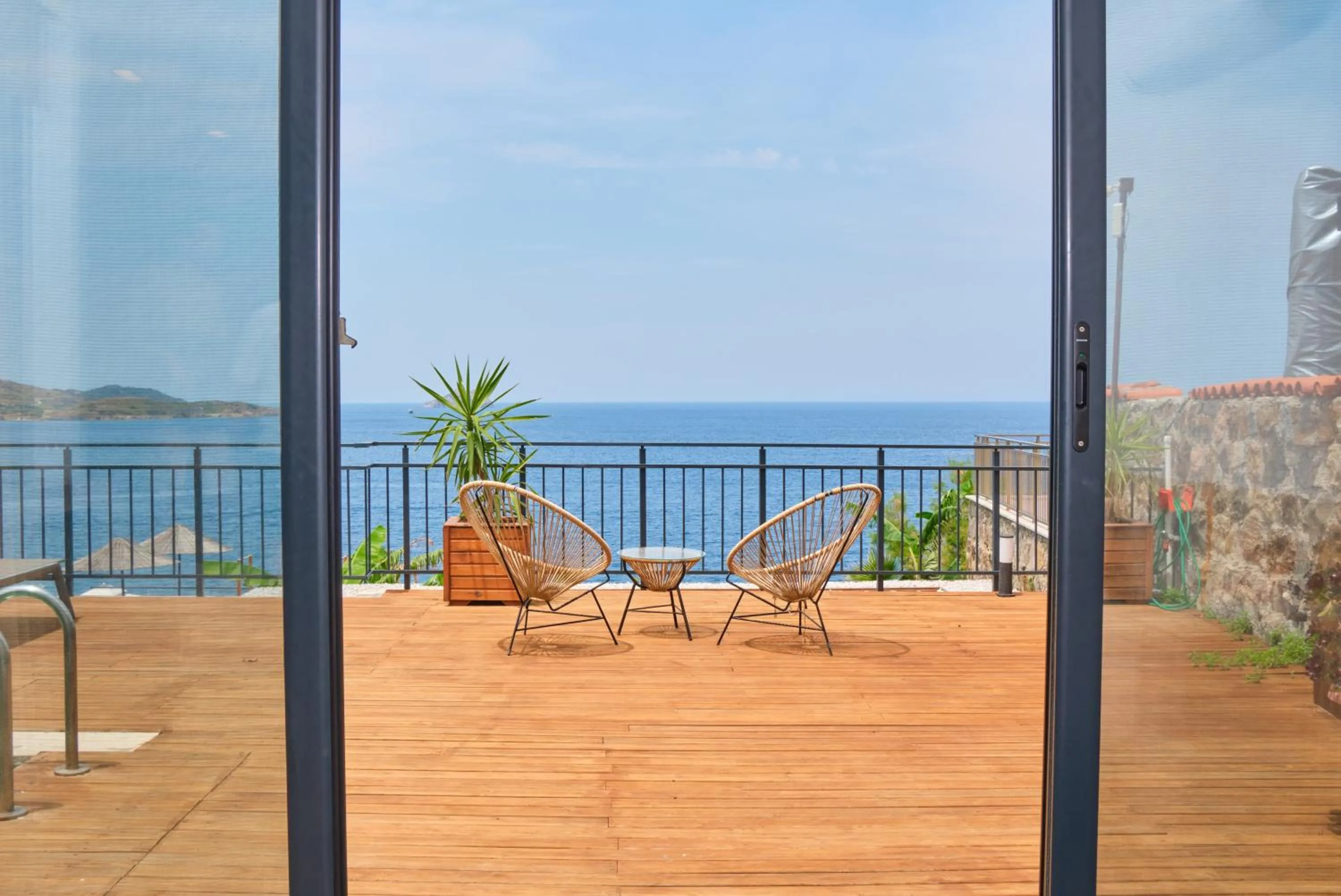 Patio in niXie Hotel & Beach - Adult Only