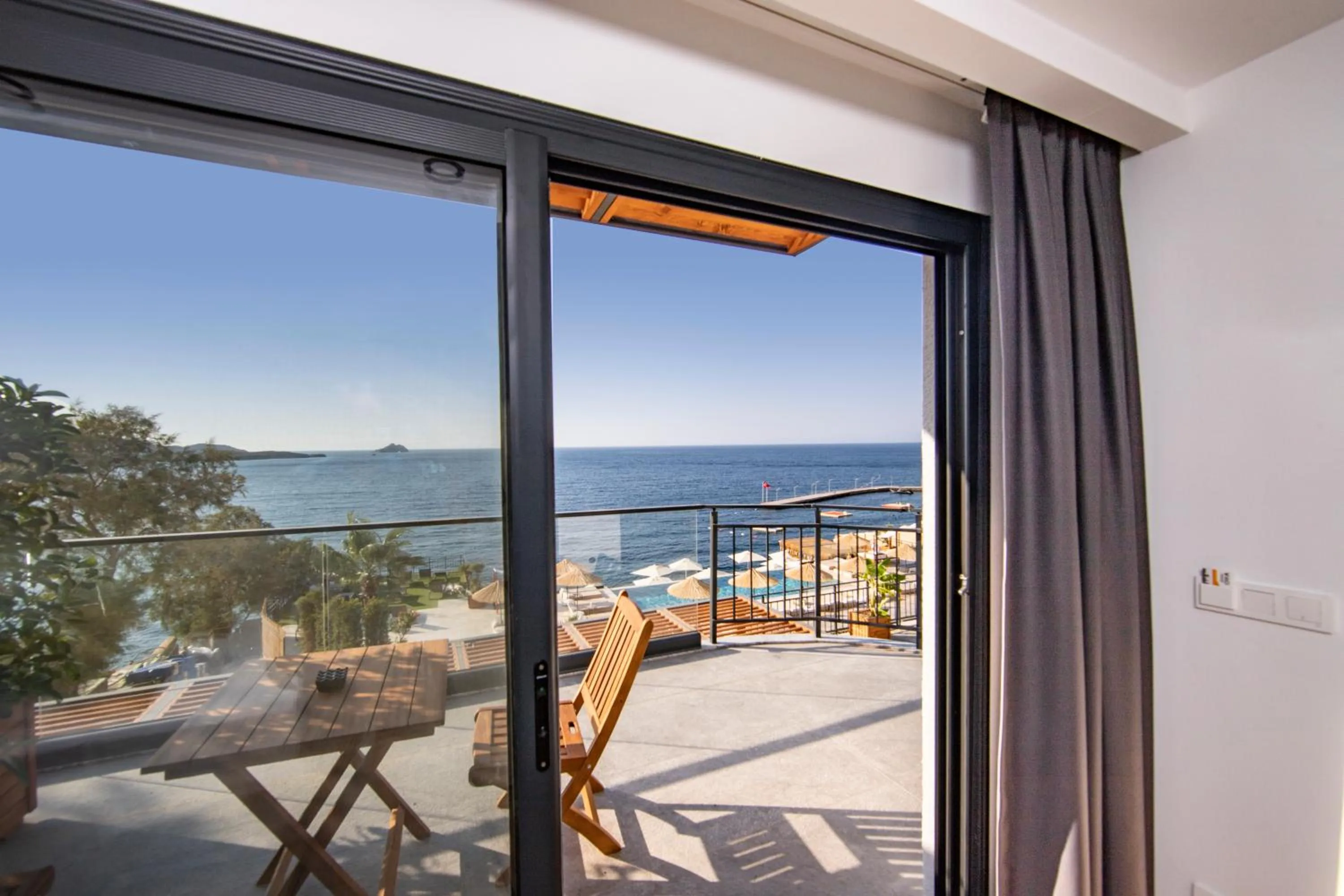 Balcony/Terrace in niXie Hotel & Beach - Adult Only