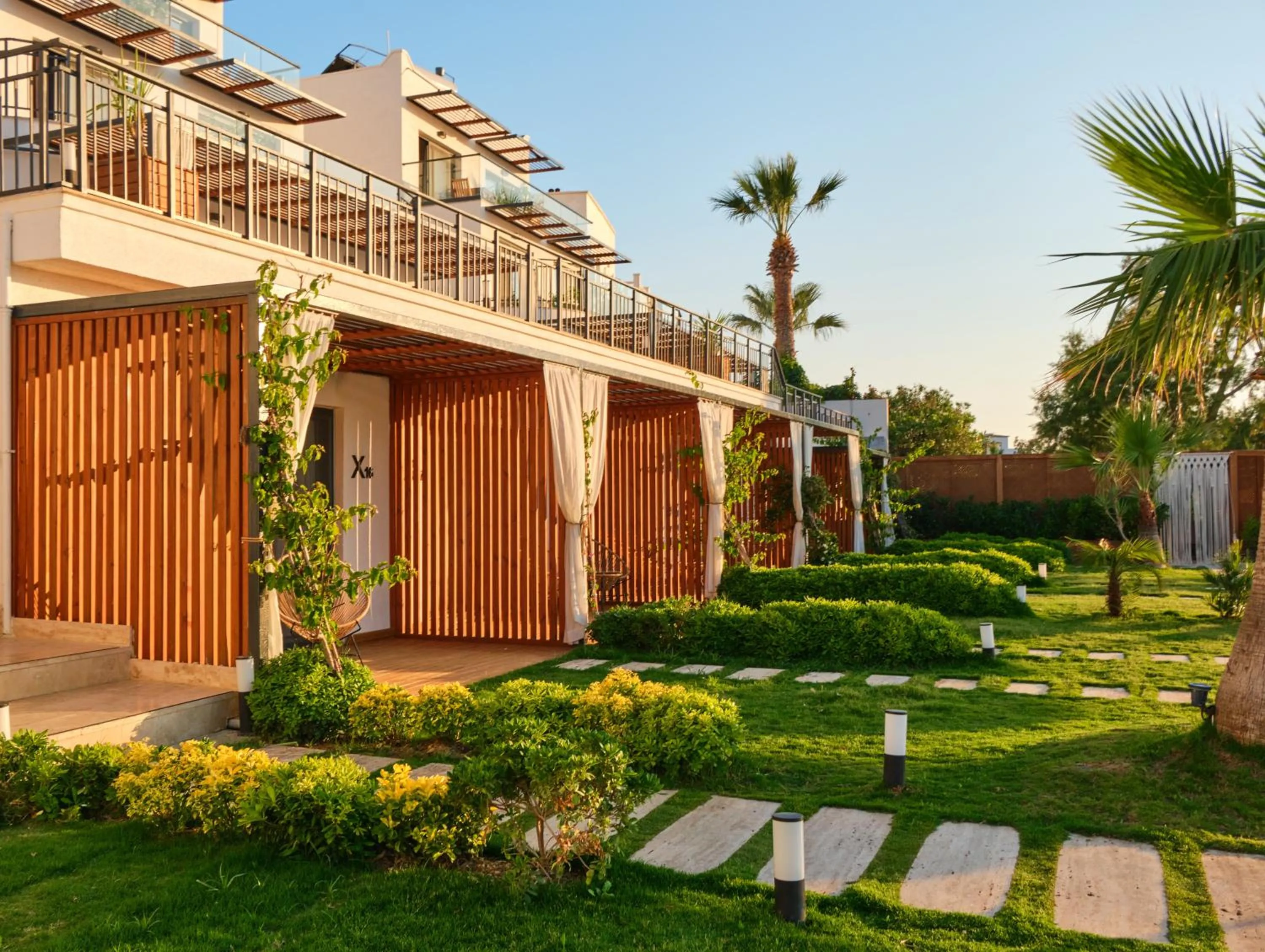 Patio, Property Building in niXie Hotel & Beach - Adult Only