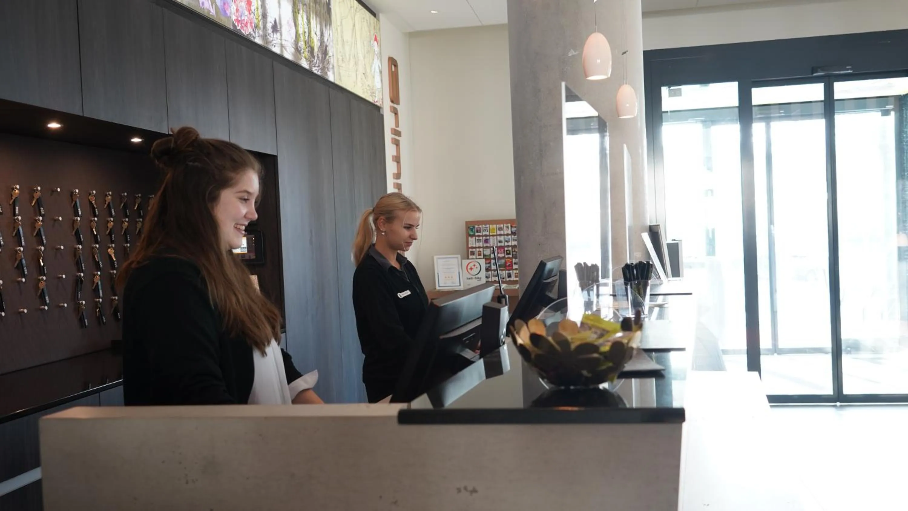 Lobby or reception in Grimm´s Berlin Potsdam