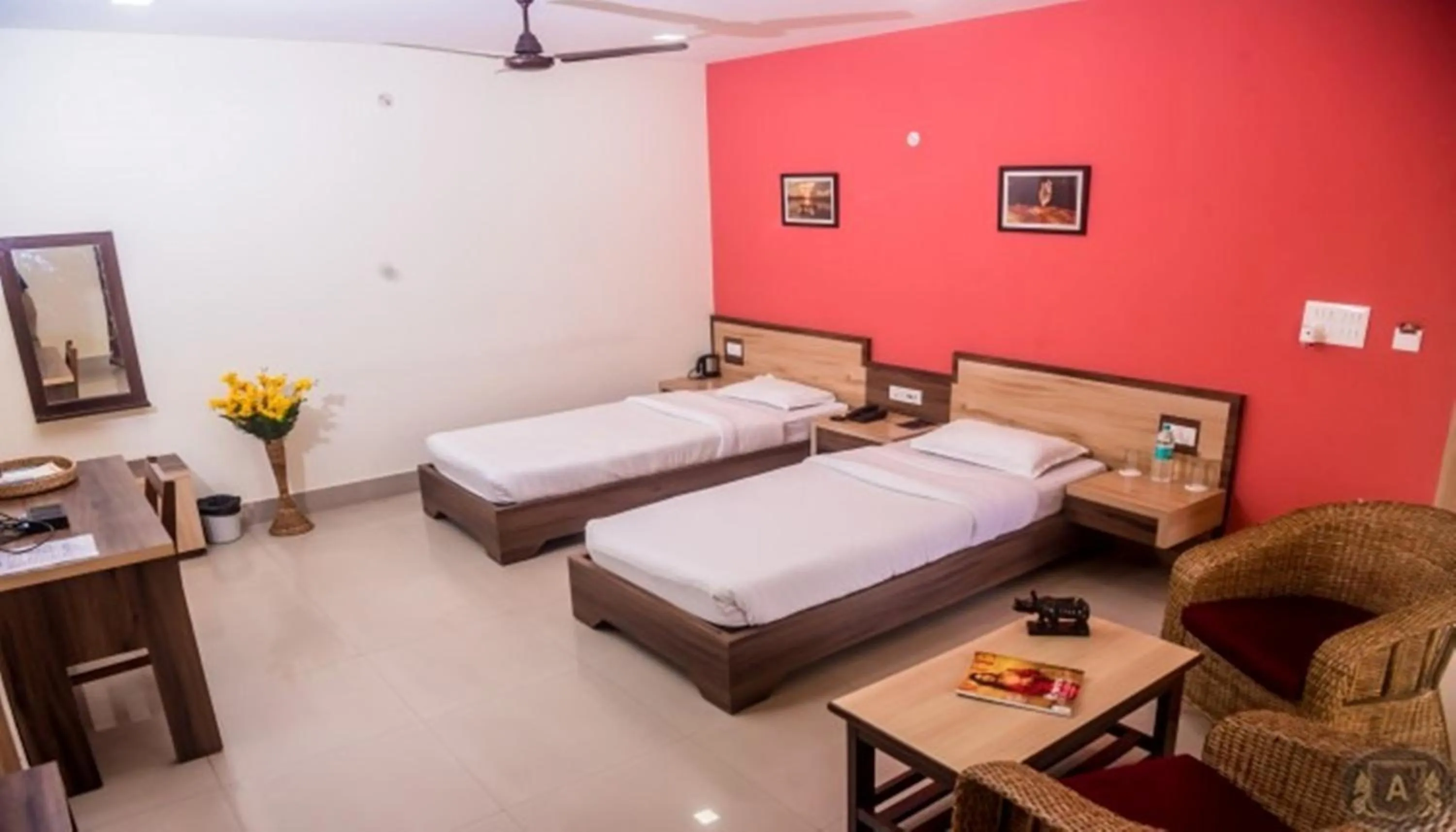 Bed in Hotel Aatreyee