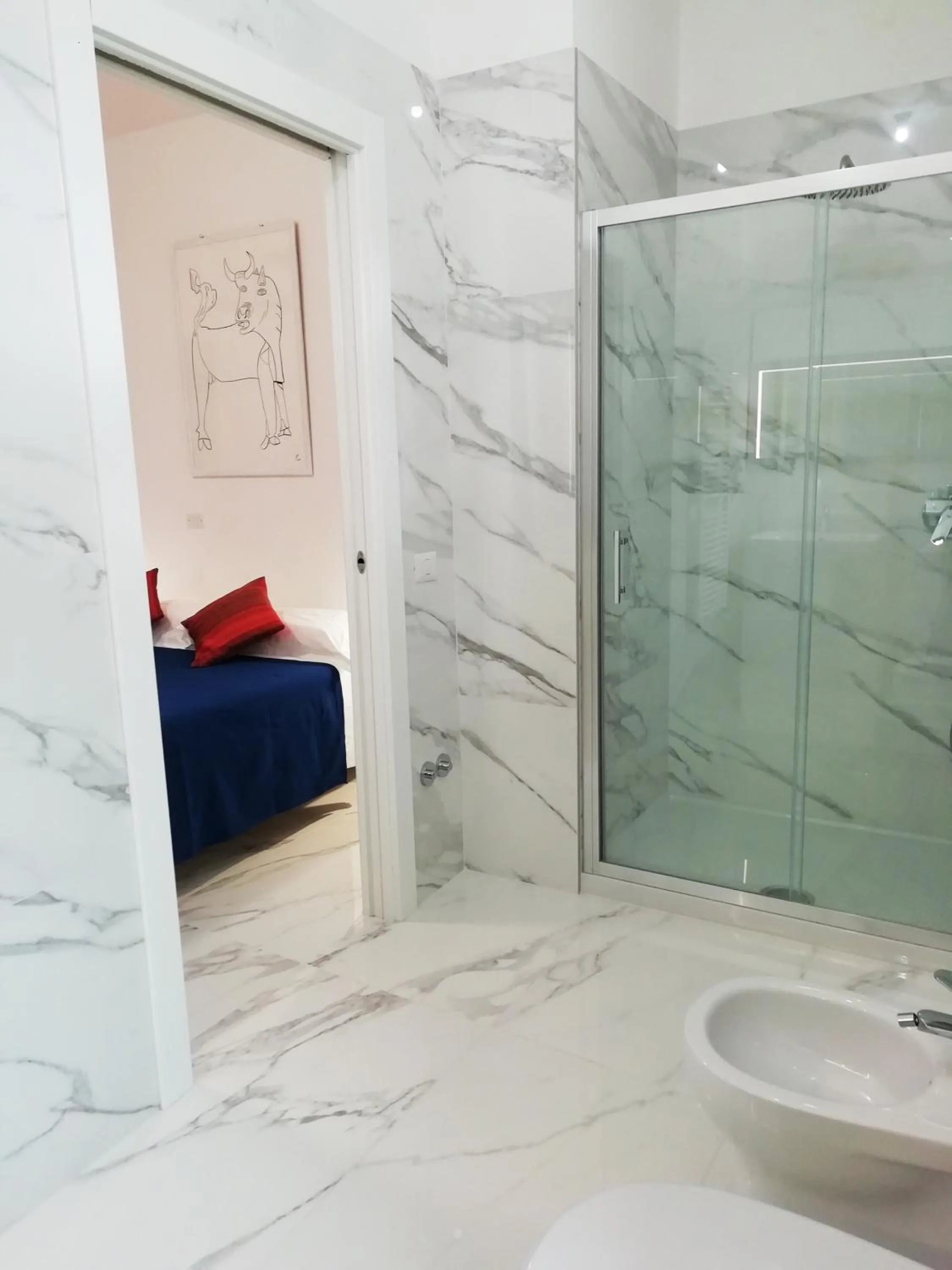 Bathroom in B&B L'Altare Bianco