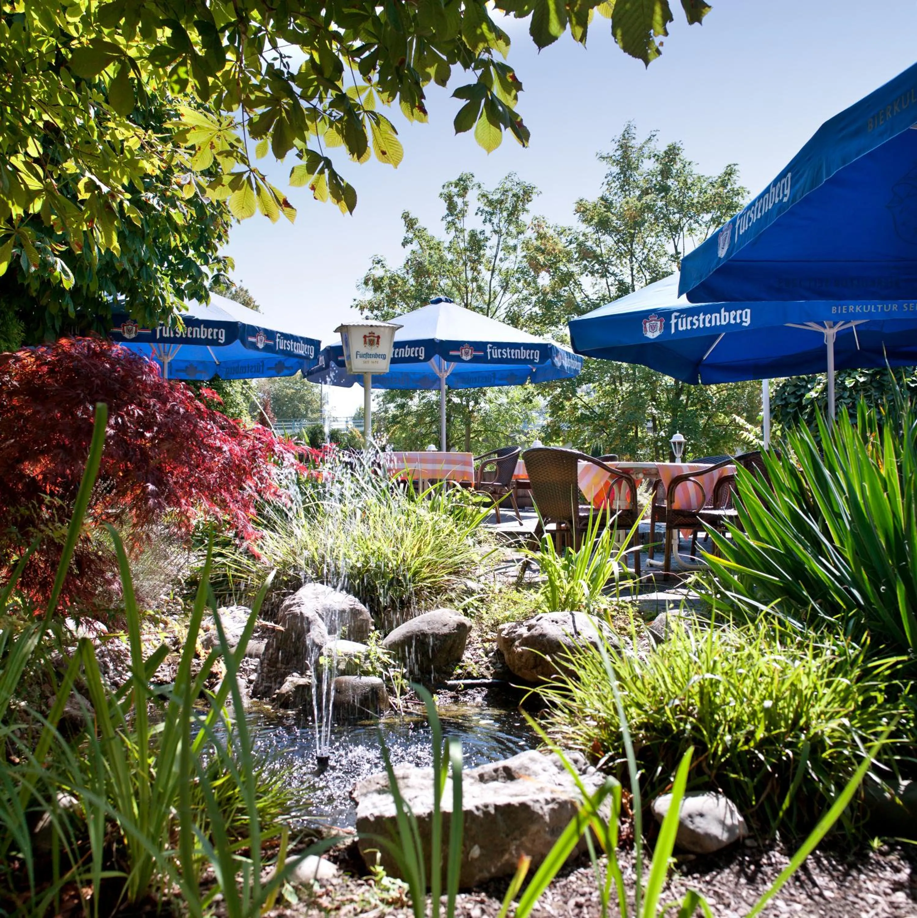 Garden in Hotel Waldhorn