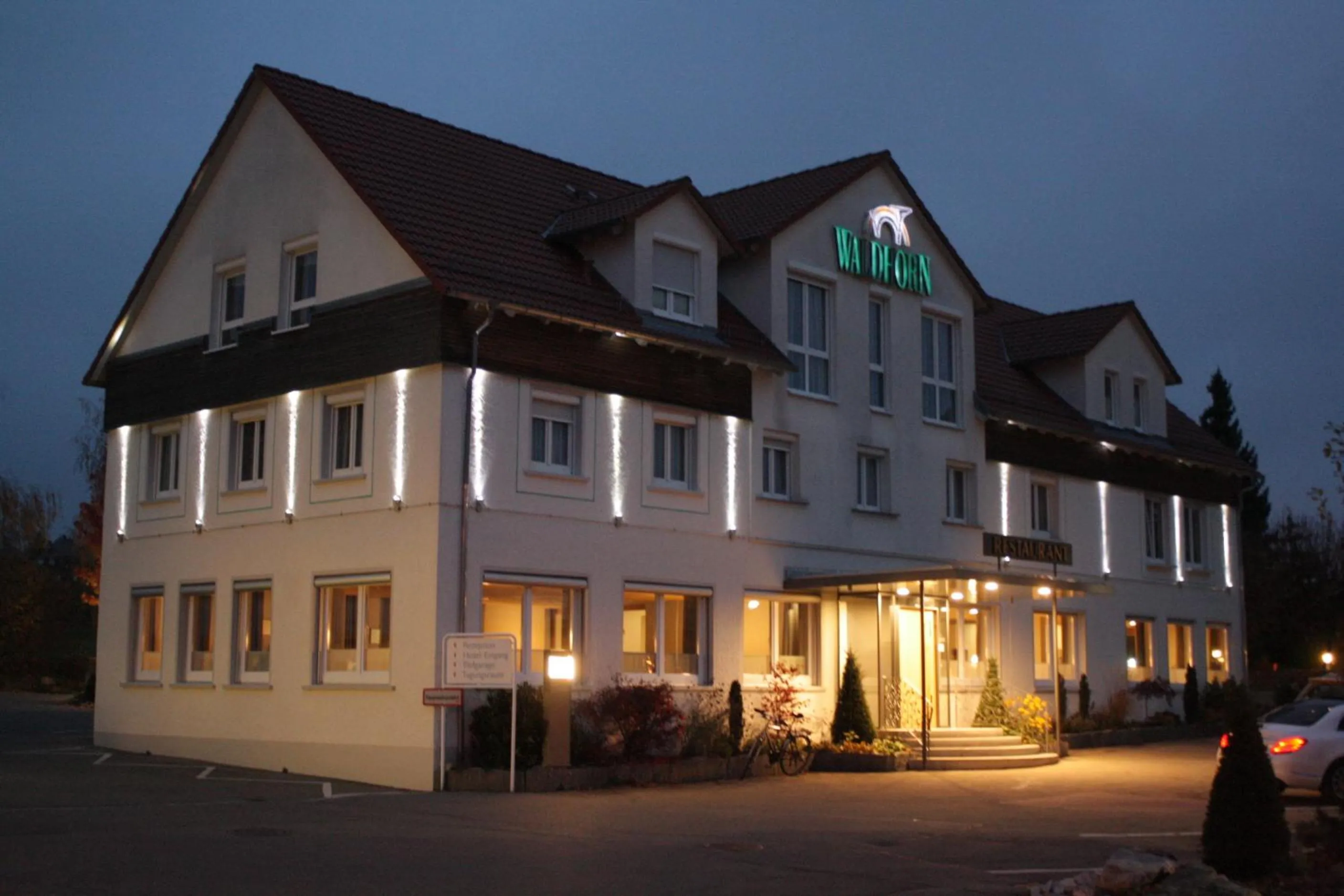 Facade/entrance in Hotel Waldhorn