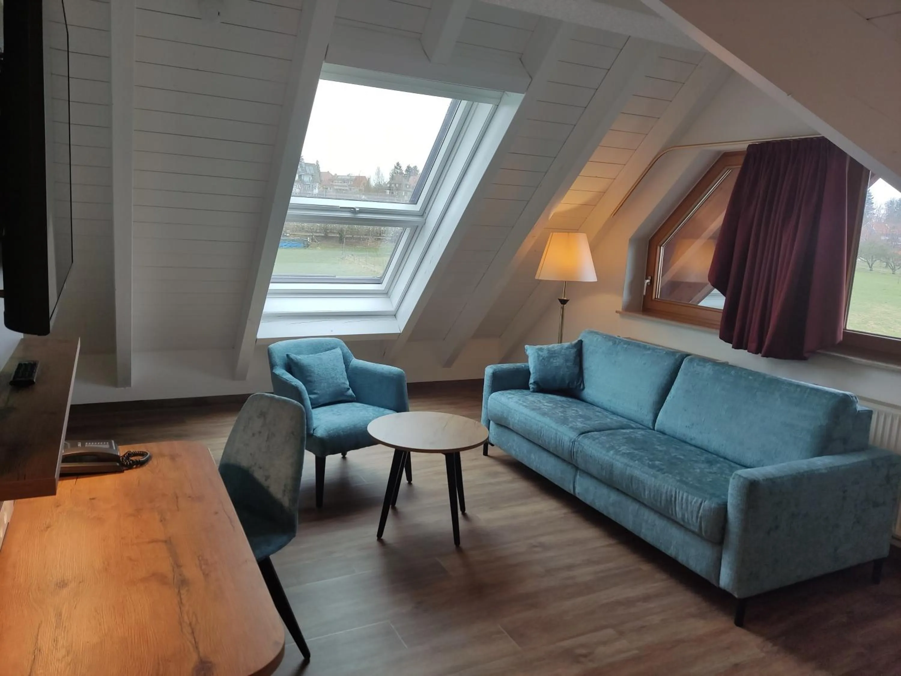 Seating area in Hotel Waldhorn