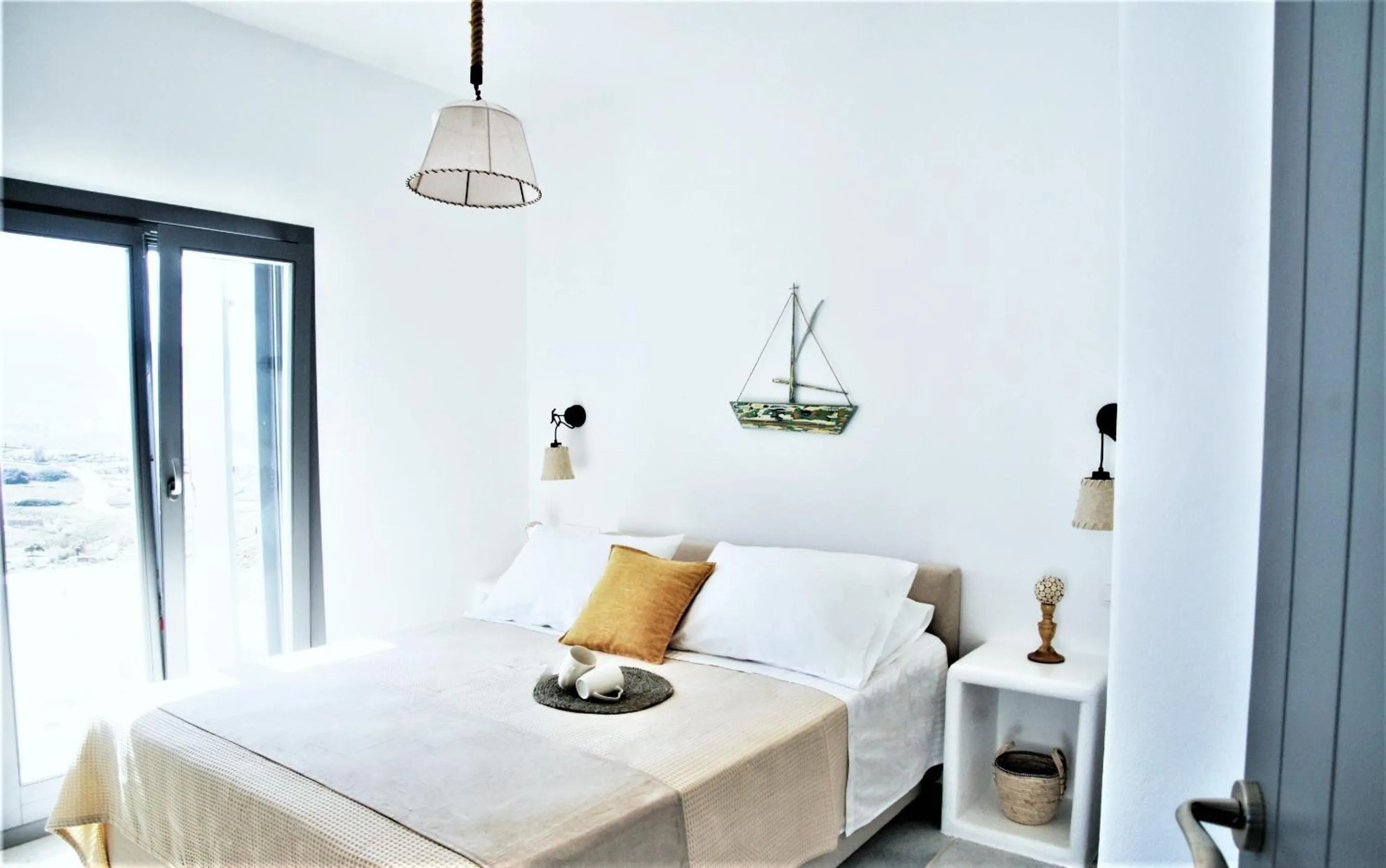 Bed in Krotiri View Paros