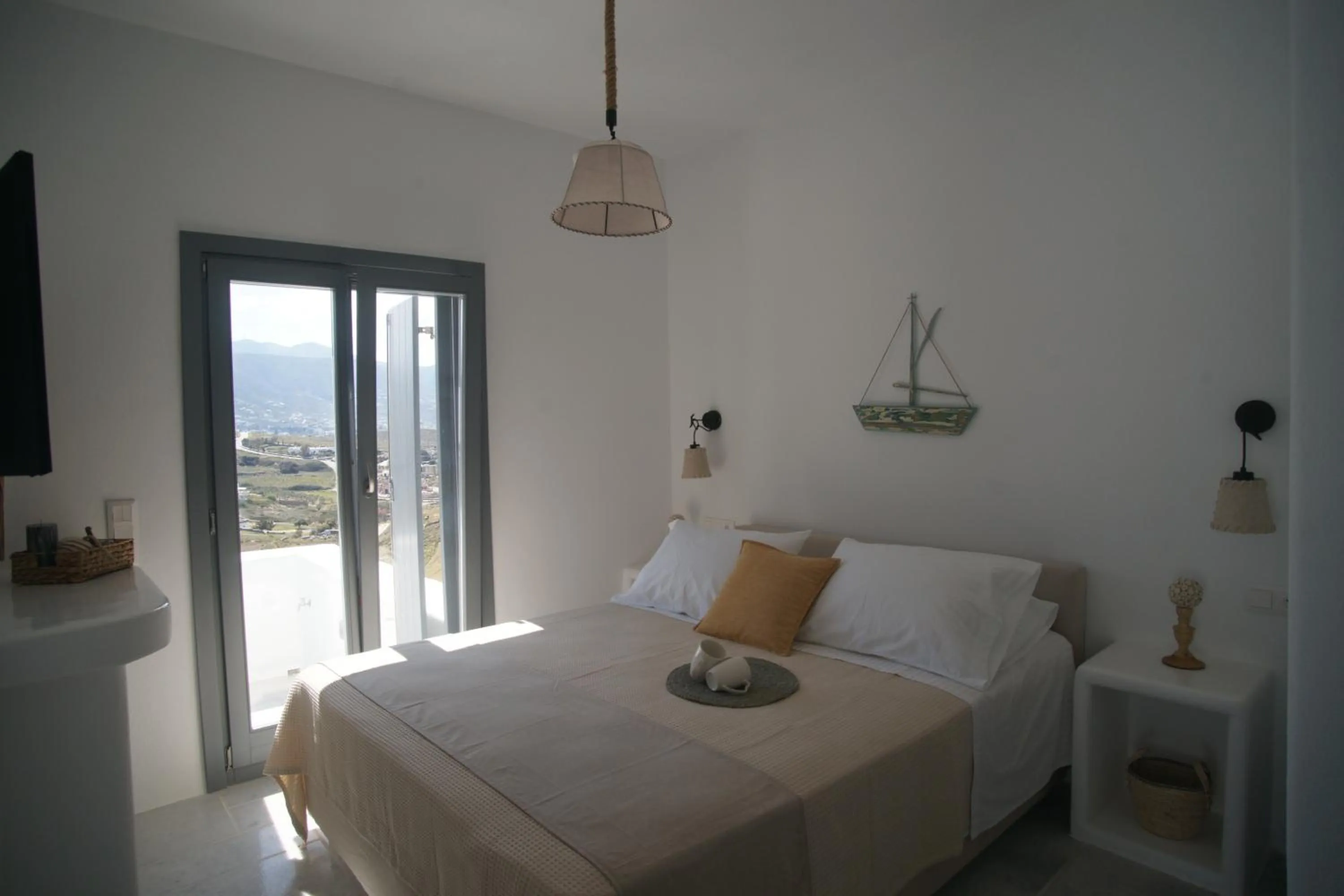 Bed in Krotiri View Paros