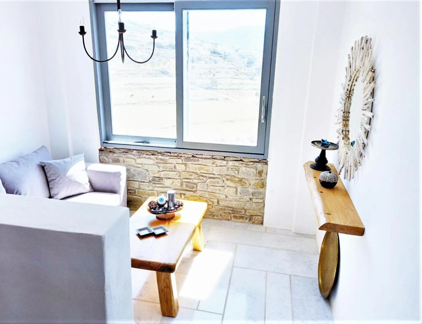 Natural landscape in Krotiri View Paros