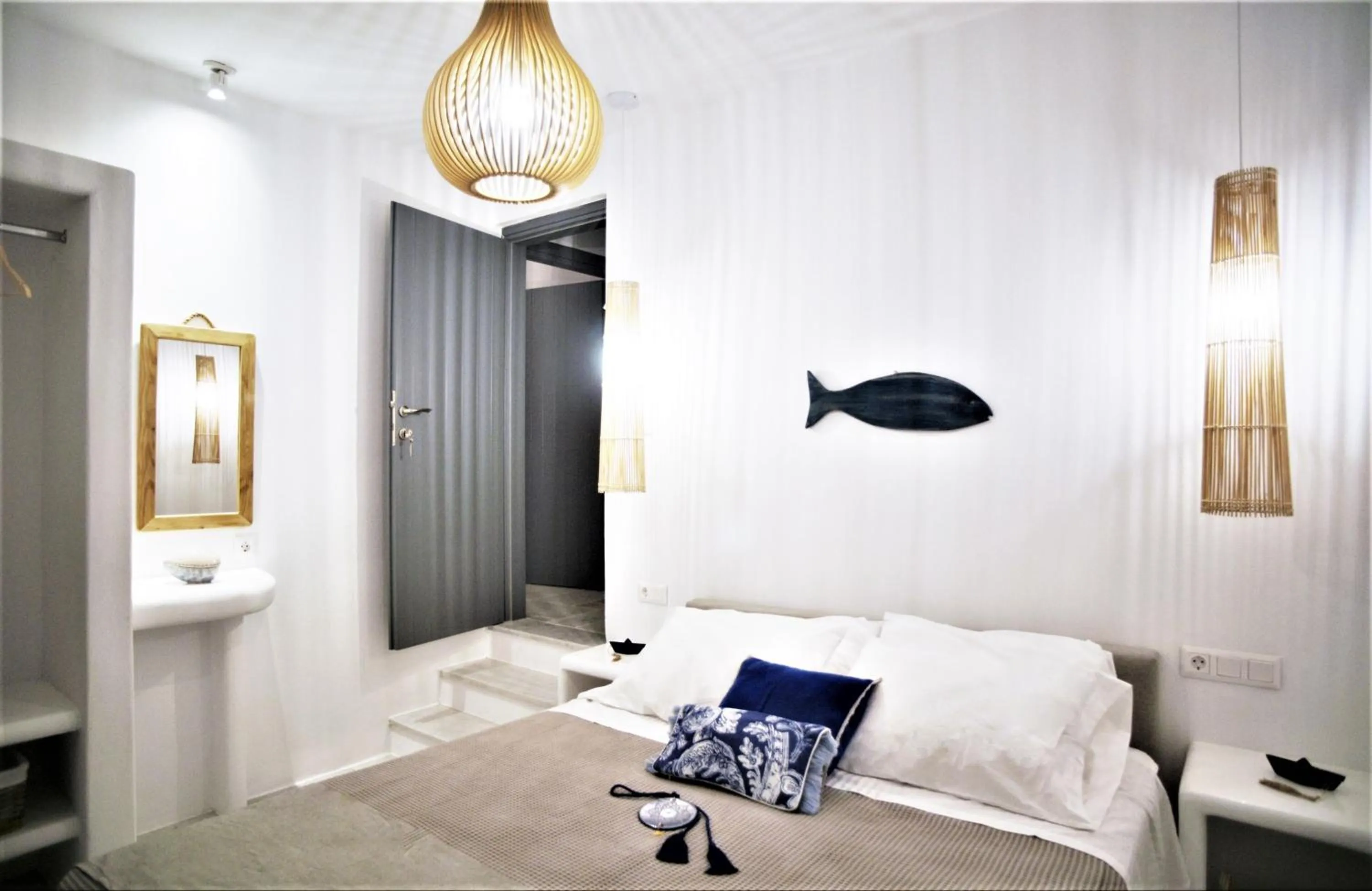 TV and multimedia, Bed in Krotiri View Paros