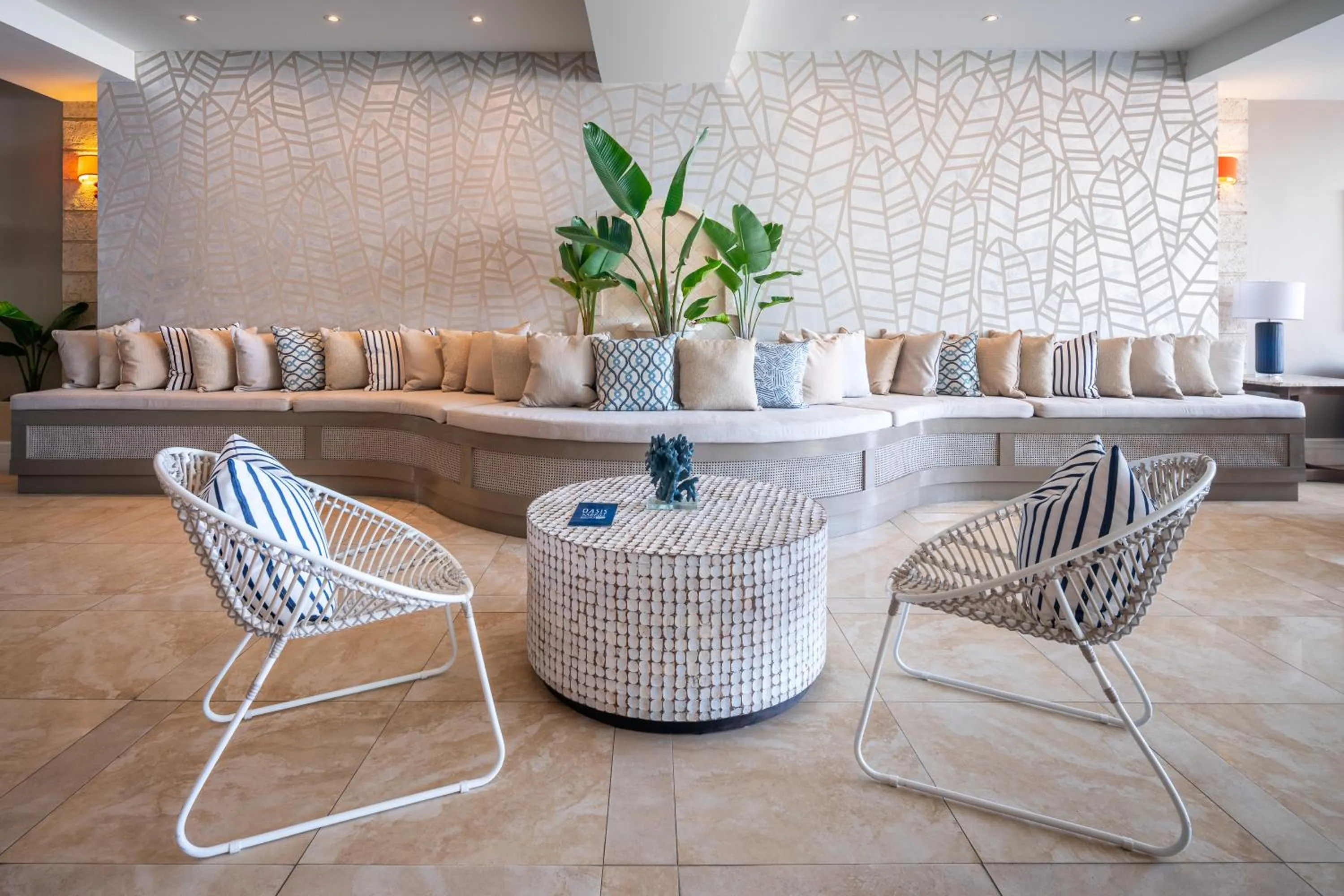 Seating area in O2 Beach Club & Spa All Inclusive by Ocean Hotels