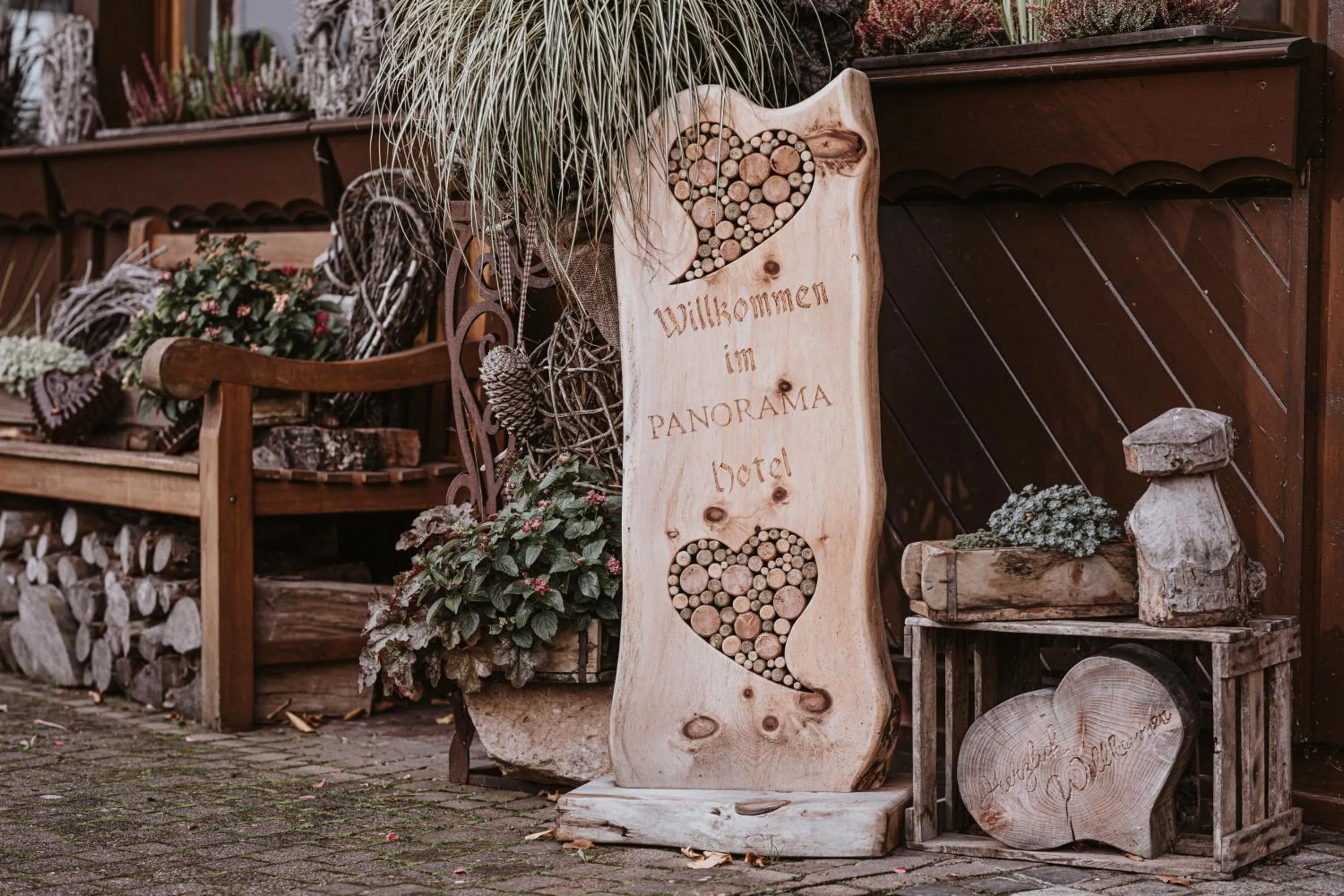 Facade/entrance in PANORAMA Hotel Heimbuchenthal