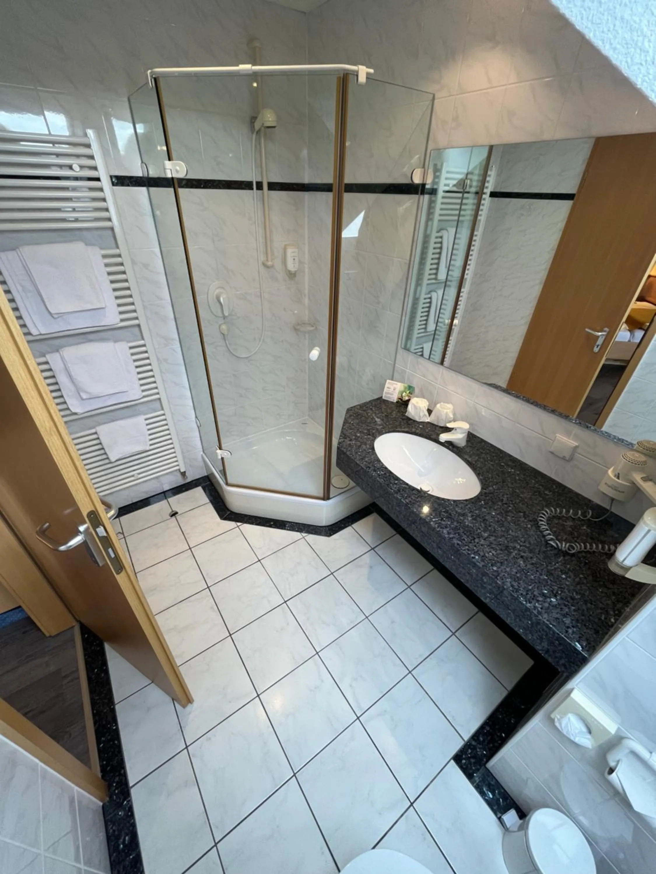 Shower in PANORAMA Hotel Heimbuchenthal