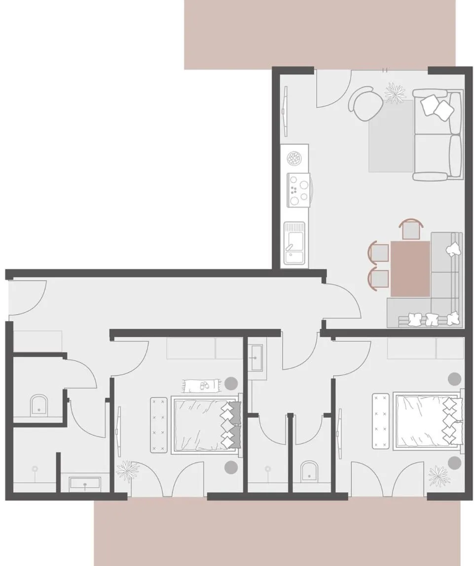 Photo of the whole room in Wieshofgut