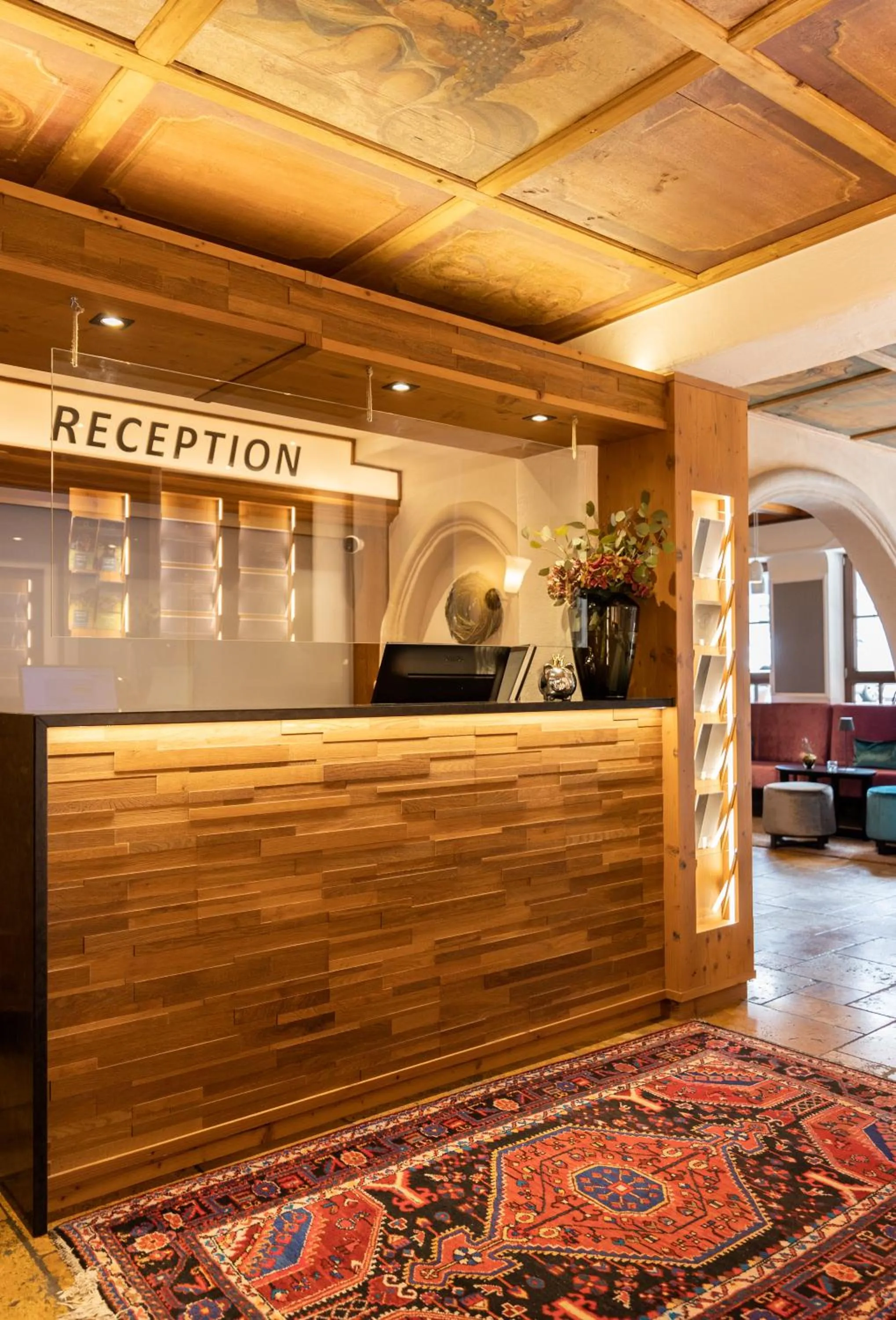 Lobby or reception in Hotel Hirsch