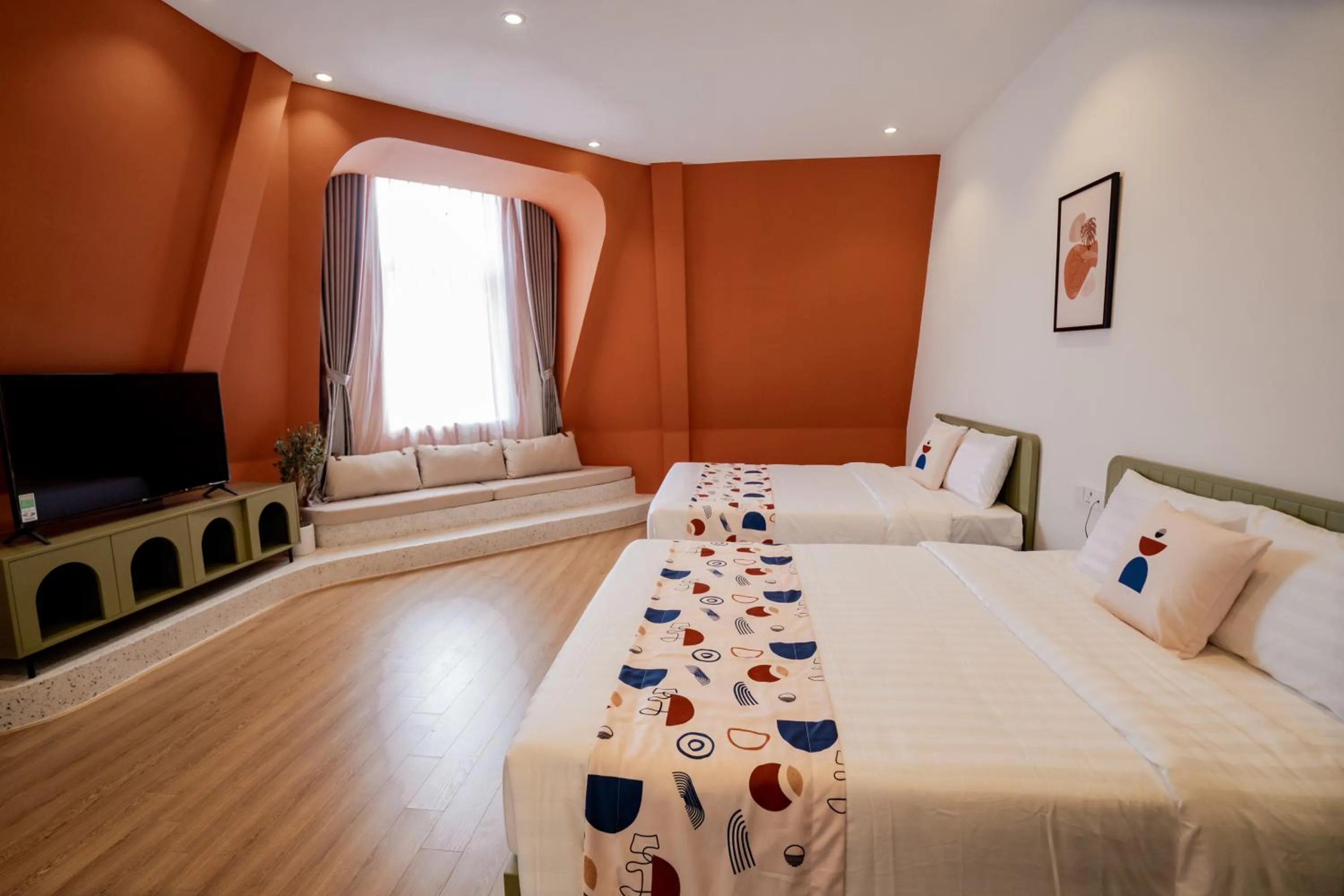 TV and multimedia, Bed in Palette Collect's Boutique Hotel Ha Long