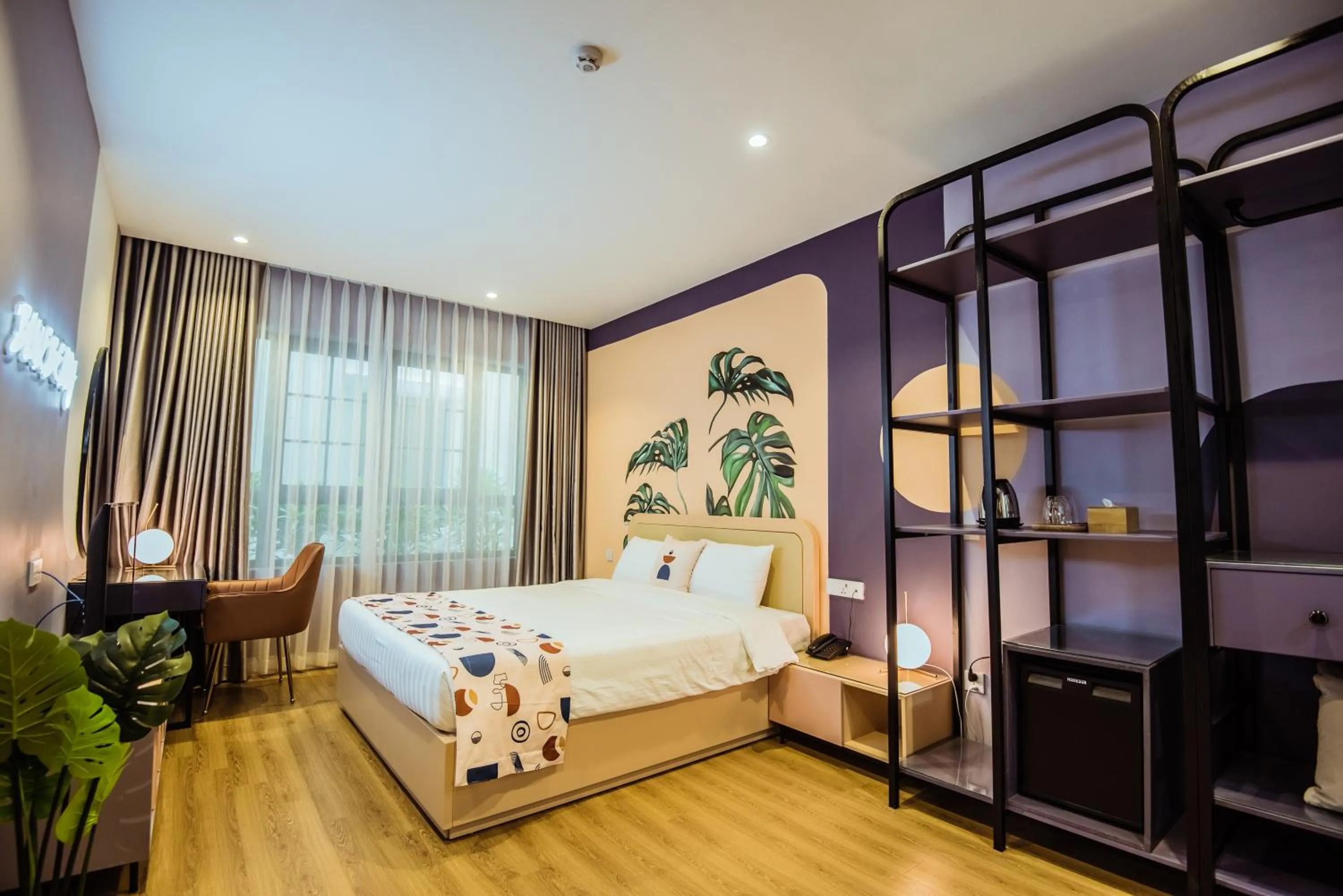 Bed in Palette Collect's Boutique Hotel Ha Long