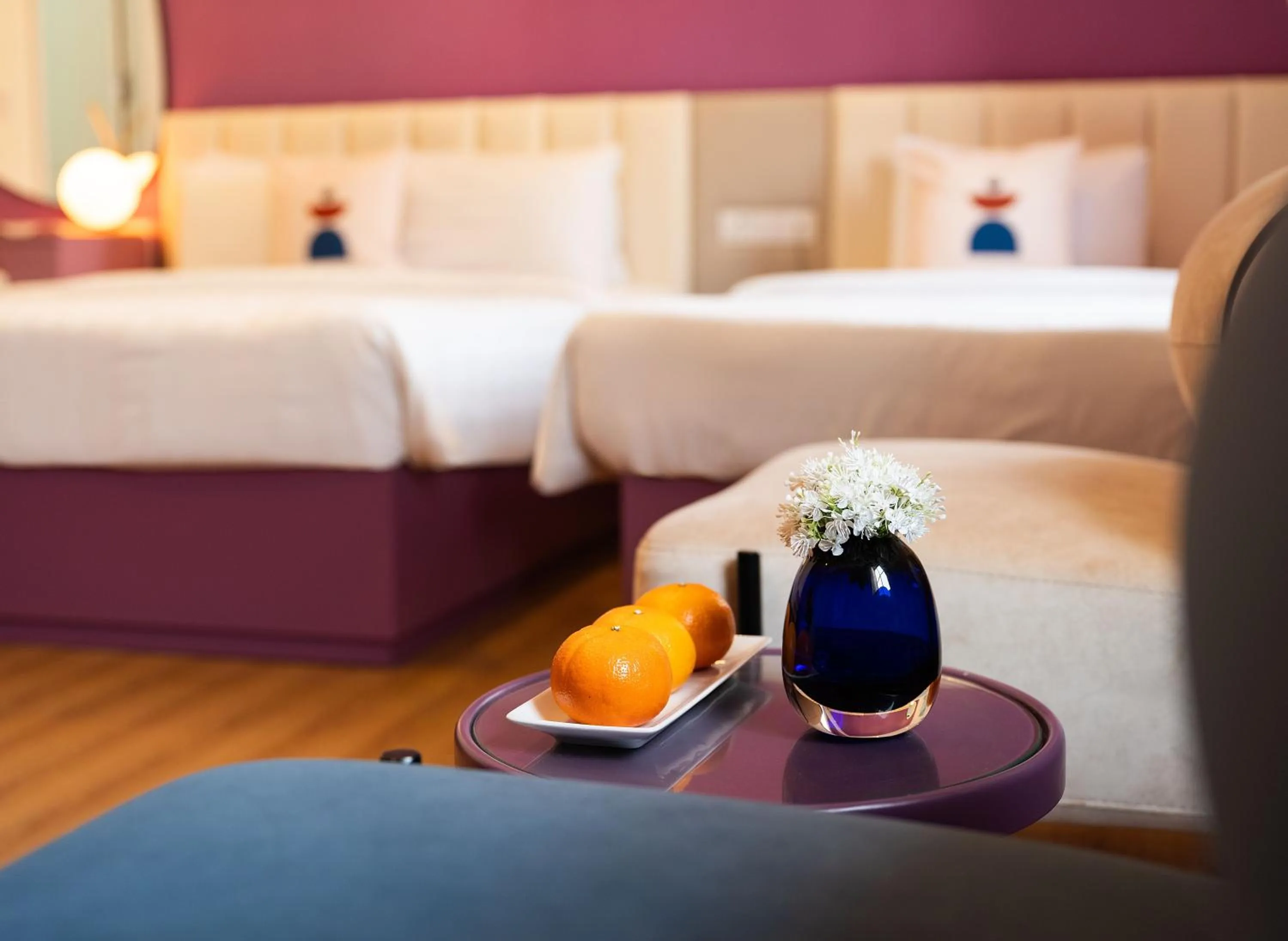 Bed in Palette Collect's Boutique Hotel Ha Long