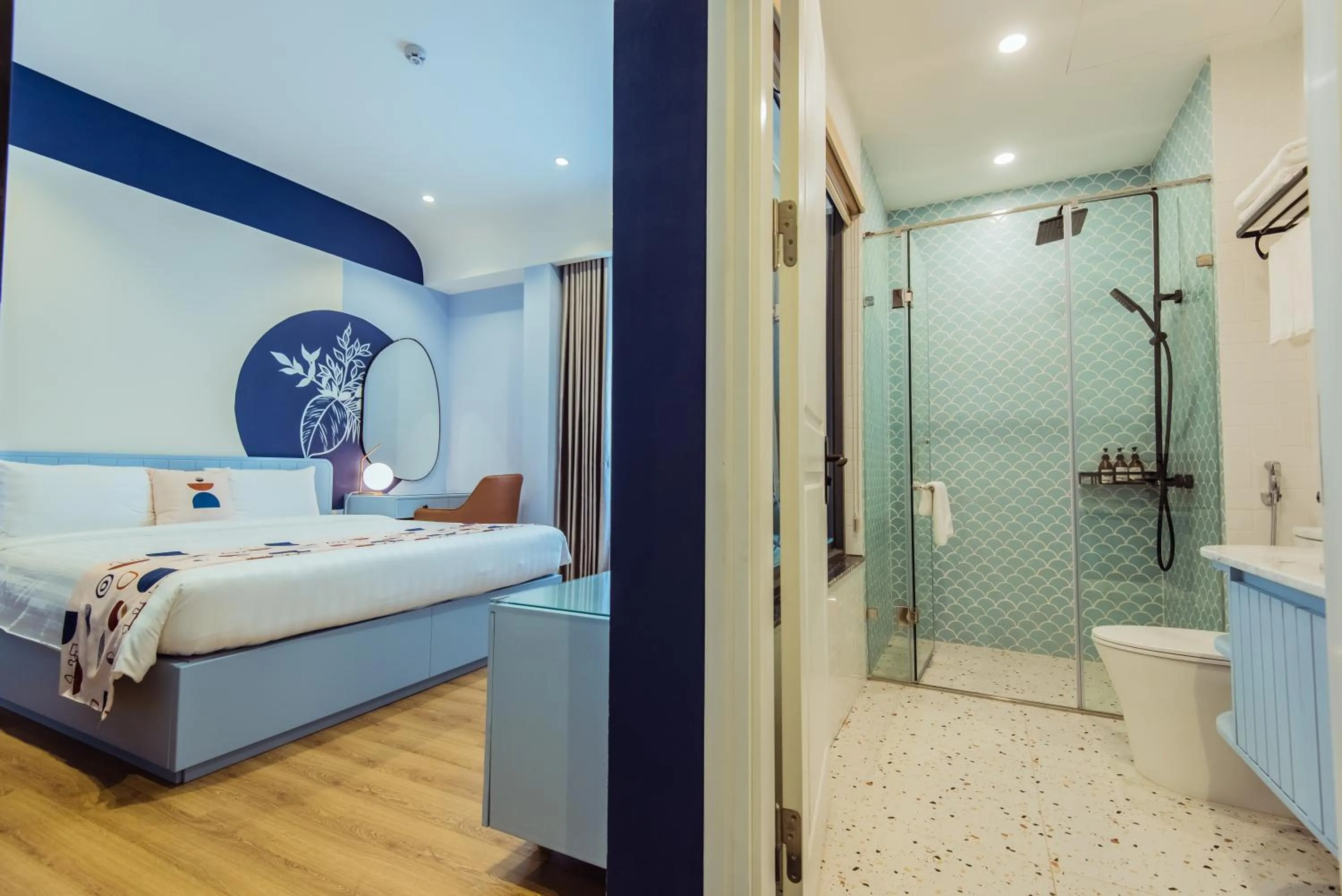 Bed in Palette Collect's Boutique Hotel Ha Long