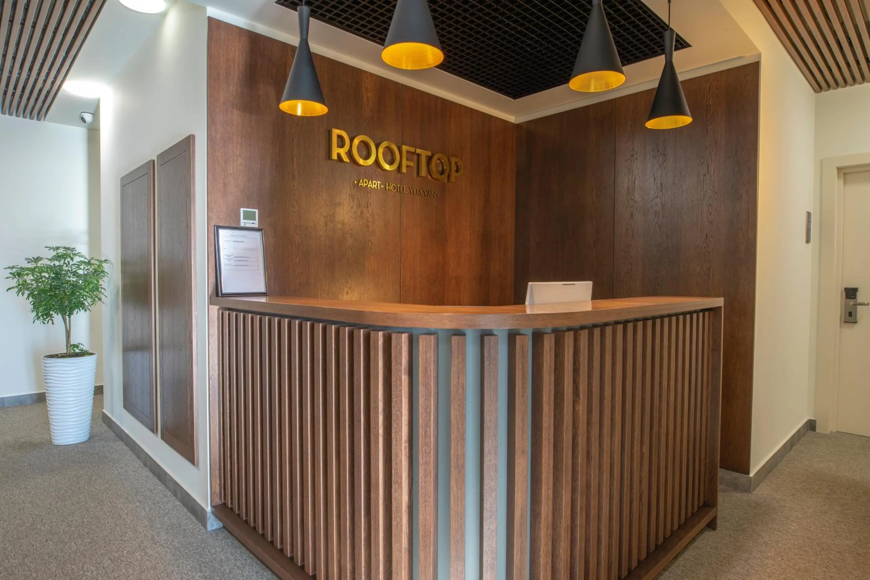 Lobby or reception in Rooftop Apart-Hotel