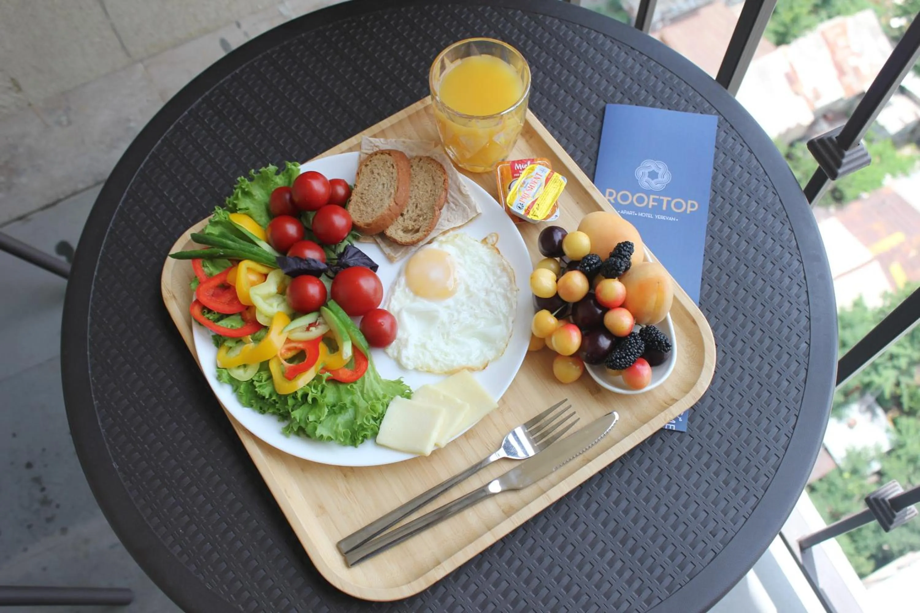 Breakfast in Rooftop Apart-Hotel