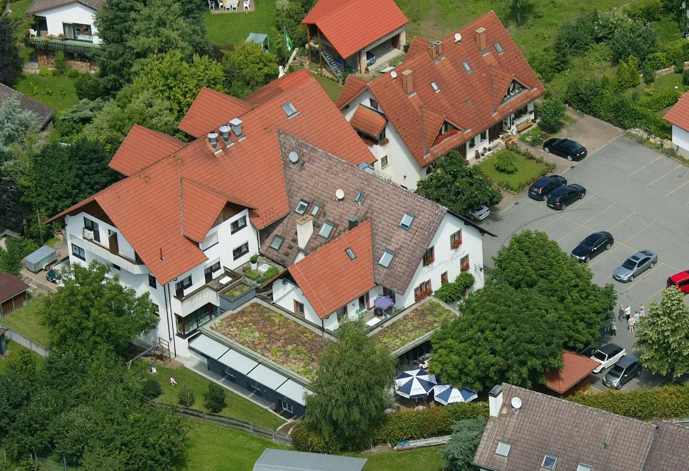 Bird's eye view in Landgasthaus Hotel Maien