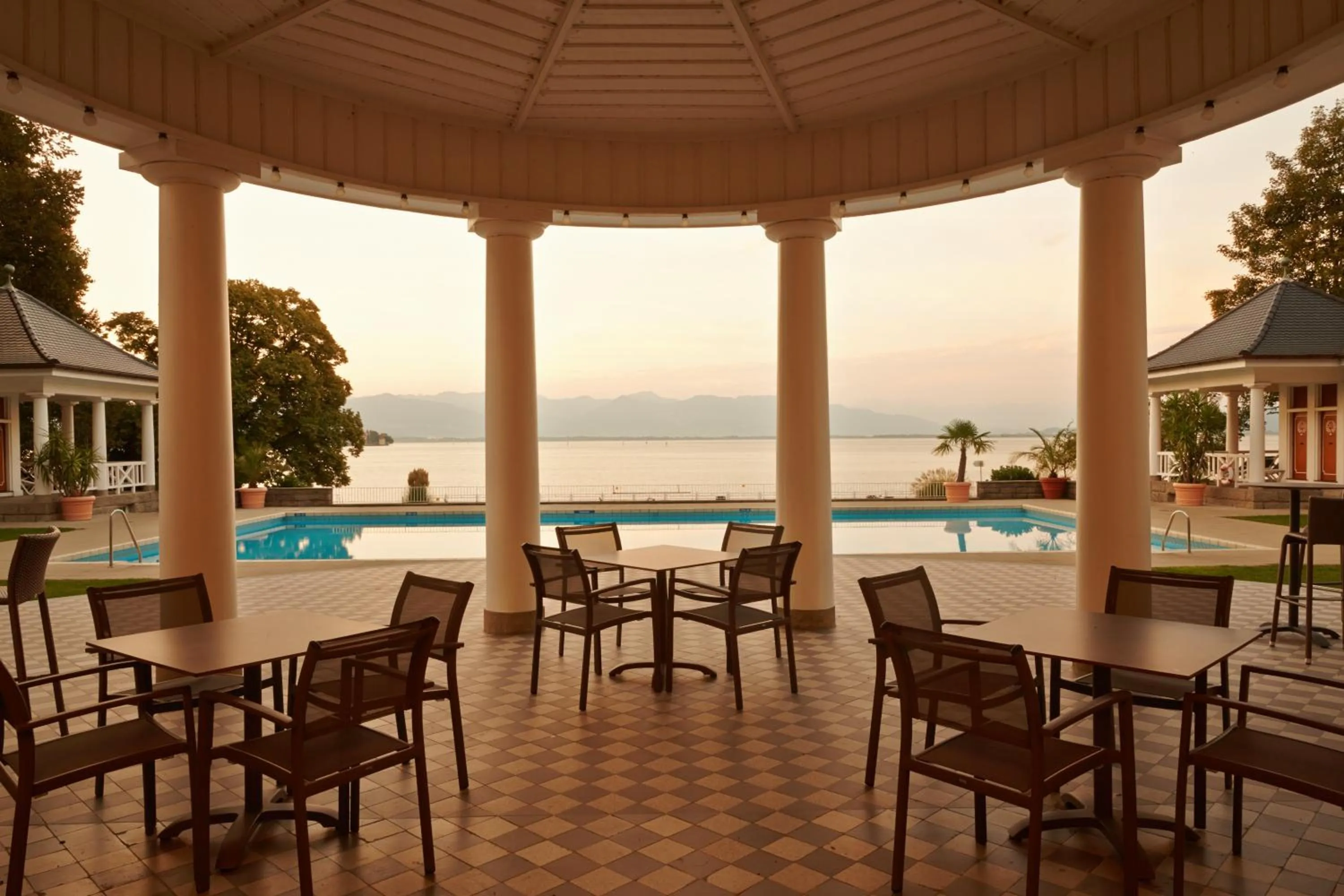 Swimming pool in Hotel Bad Schachen