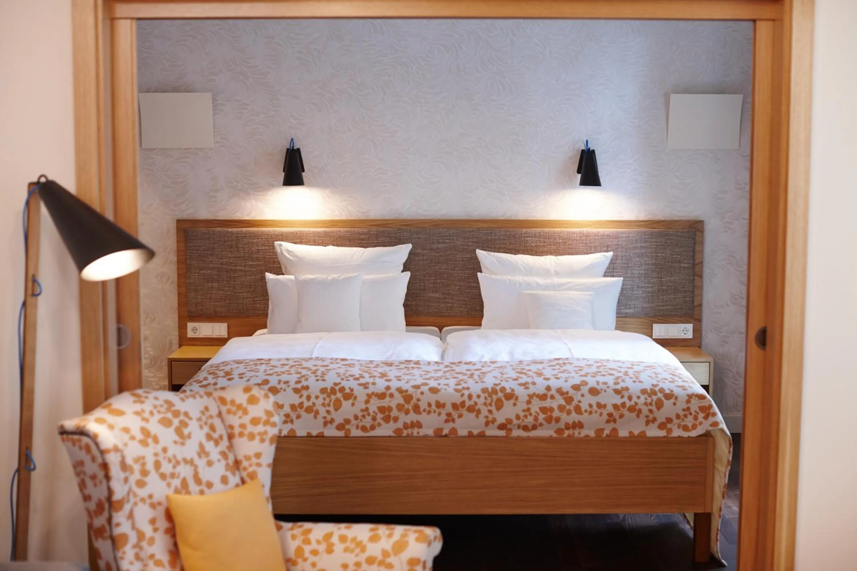 Bed in Hotel Bad Schachen