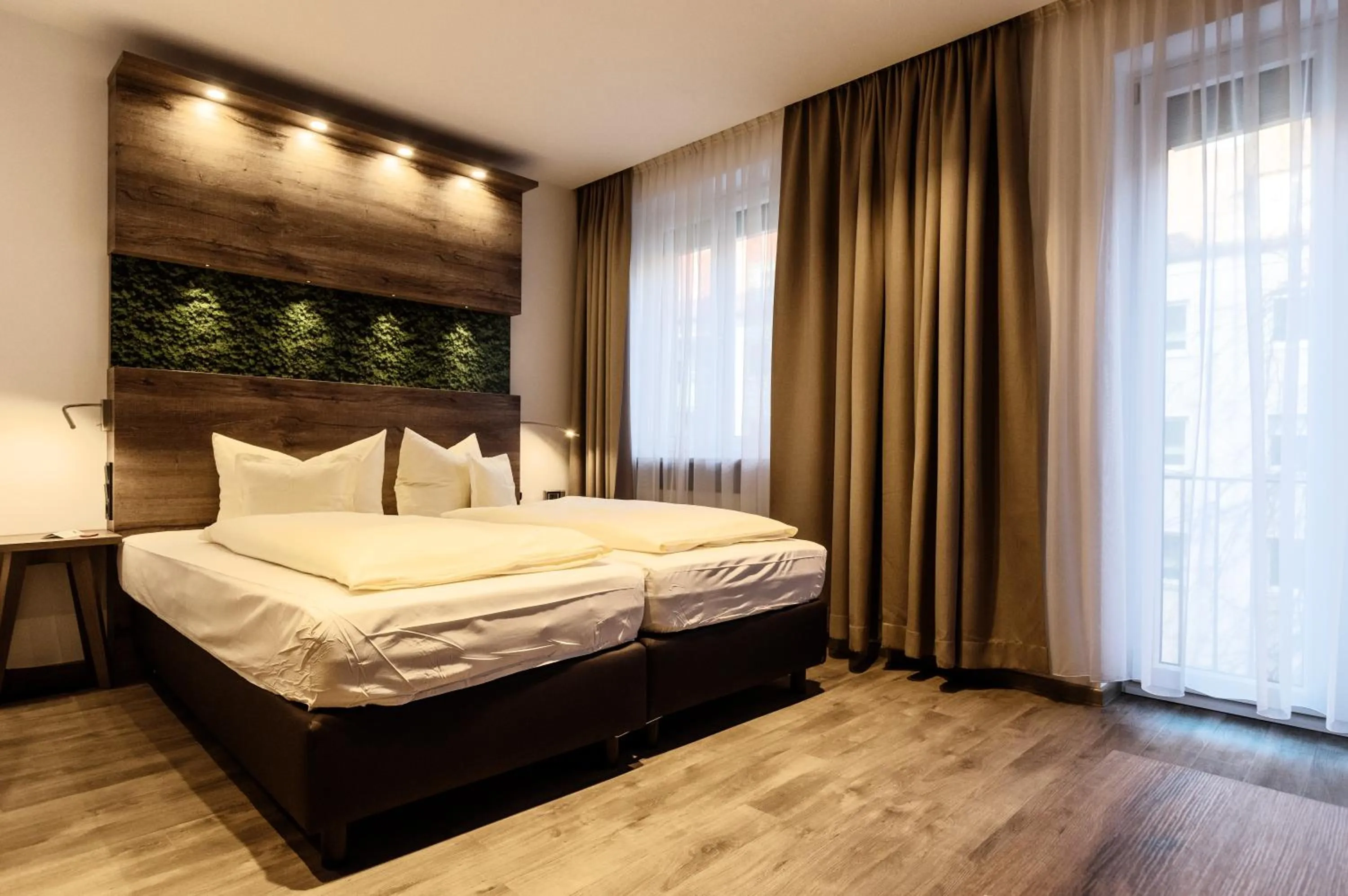 Bed in Hotel Alter Kranen