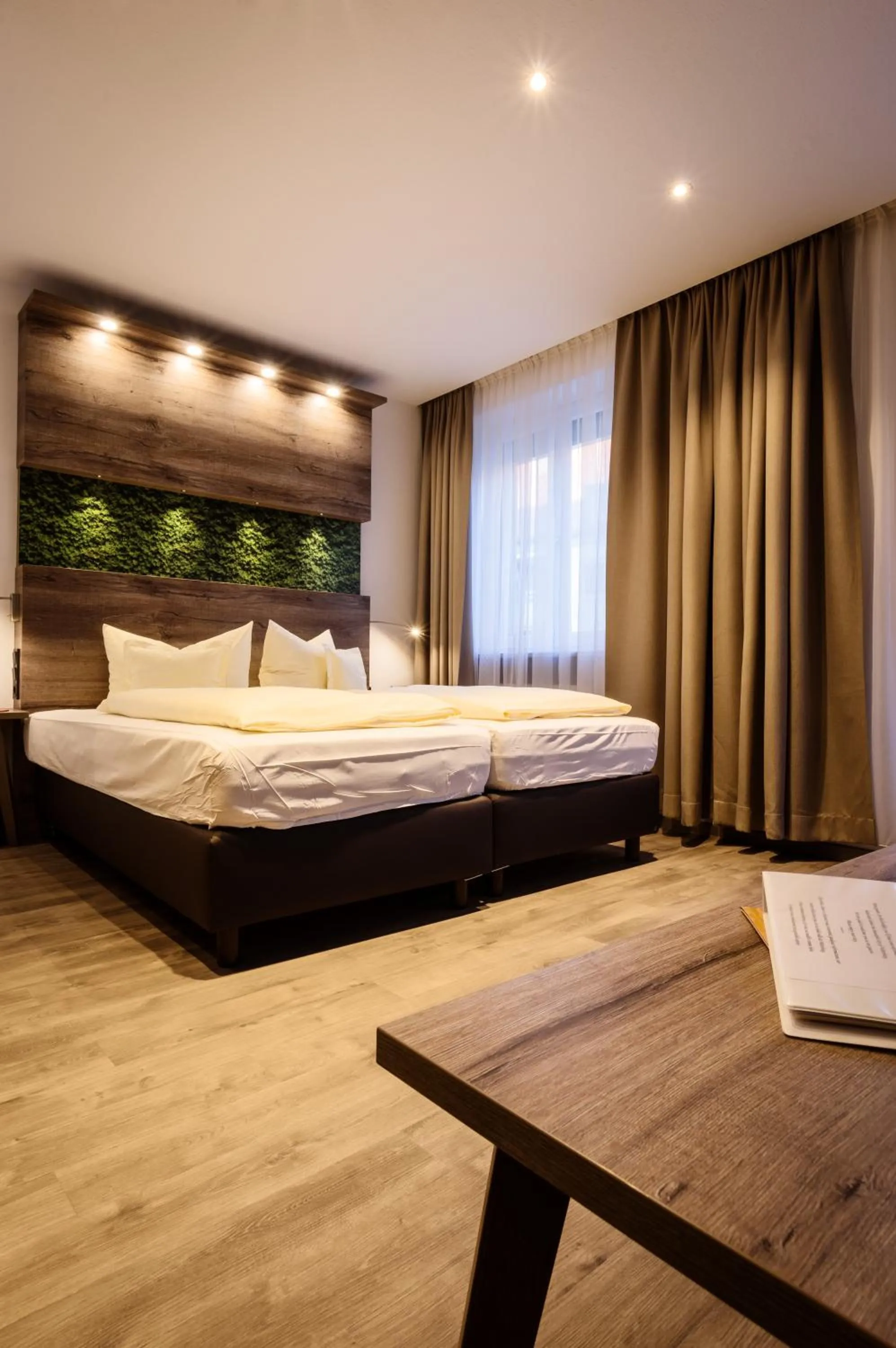 Bed in Hotel Alter Kranen