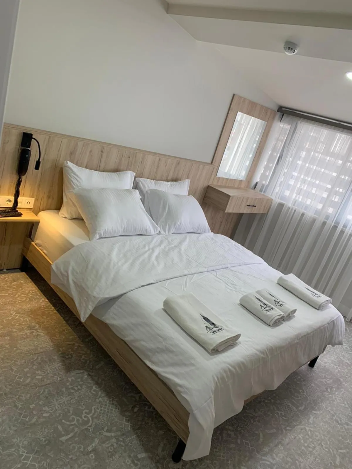 Bed in Taksim Galatist Hotel