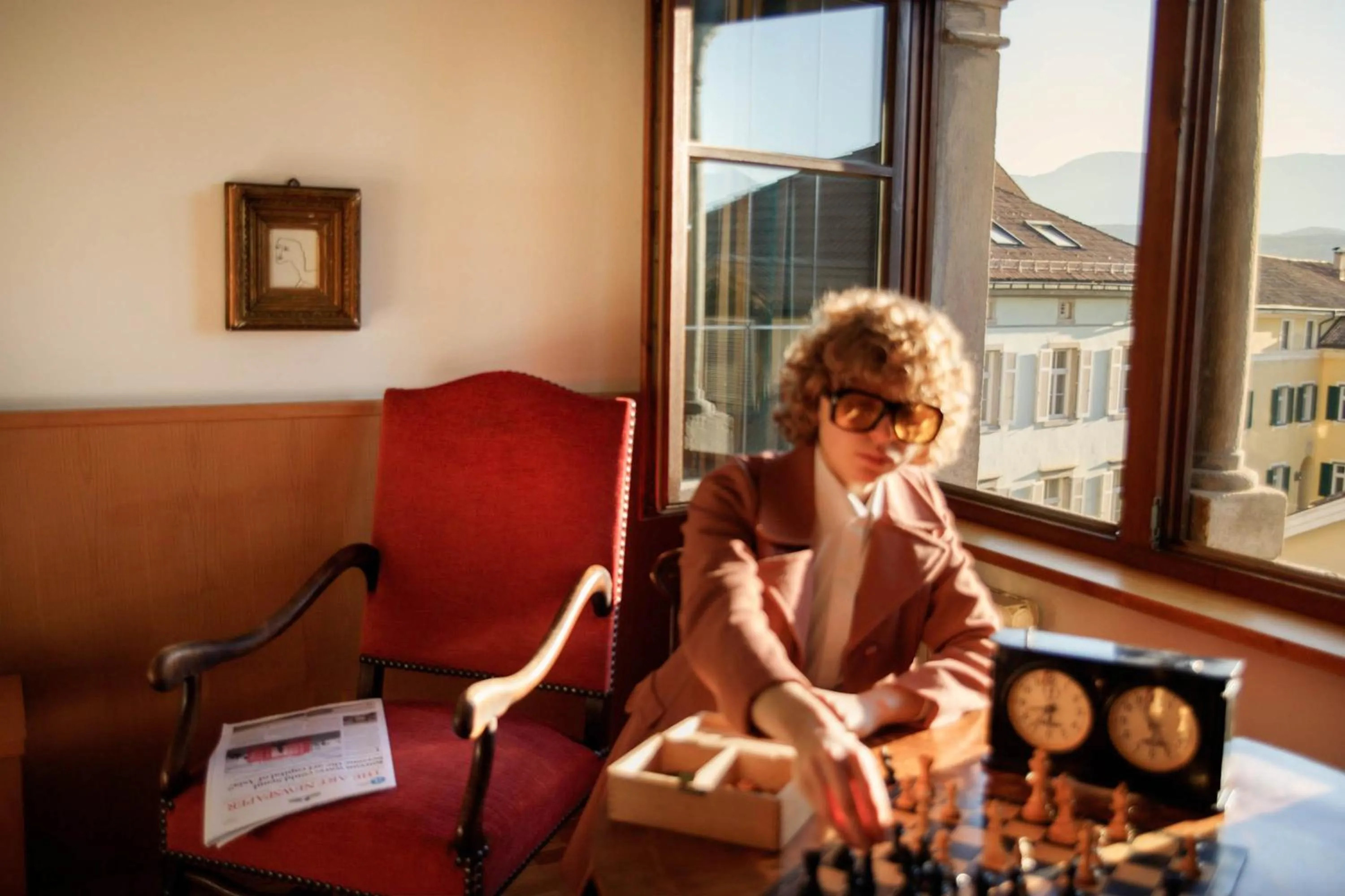 Seating area in Weisses Rössl